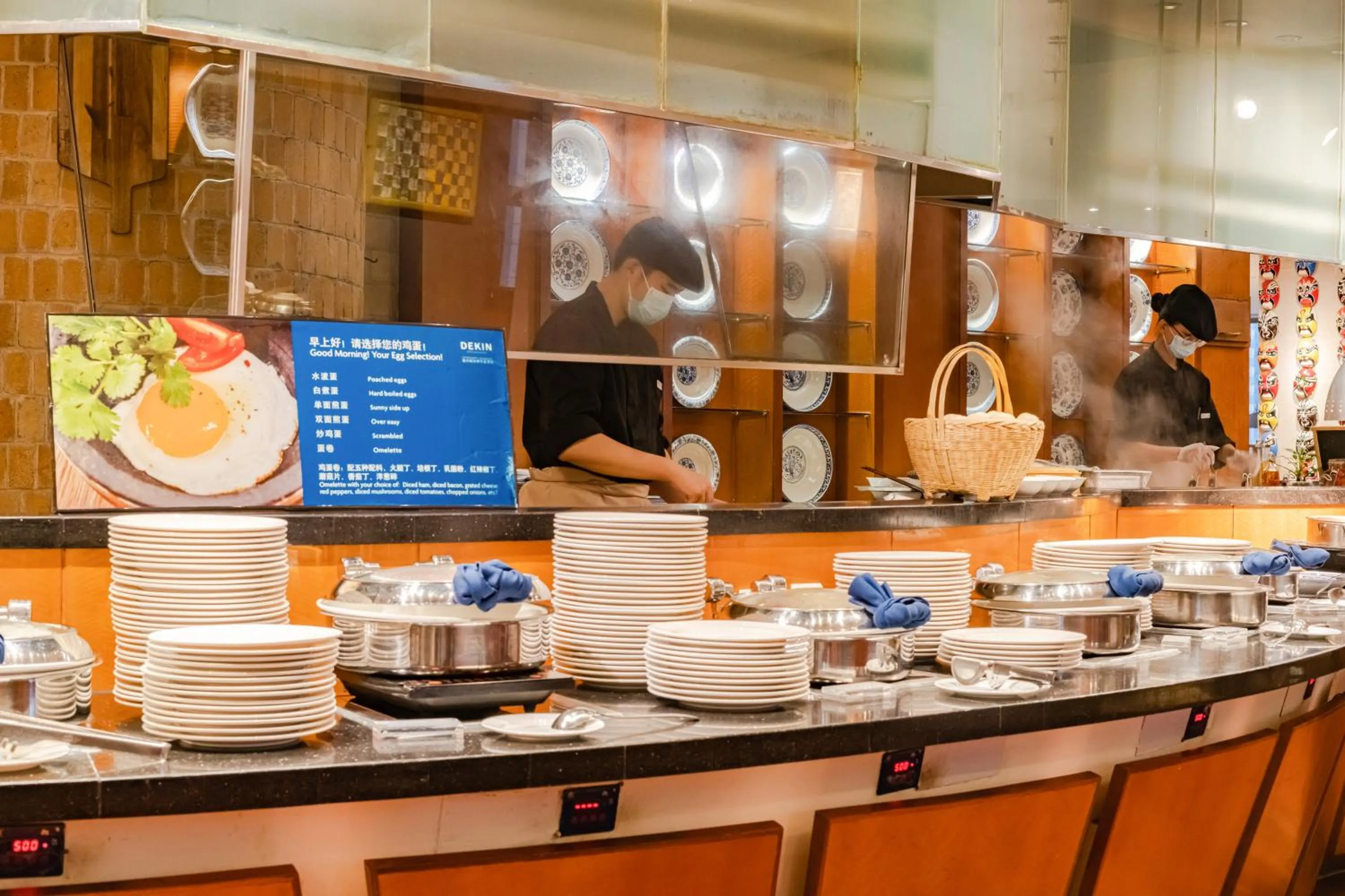 Buffet breakfast in Dekin Hotel Chongqing Jiefangbei