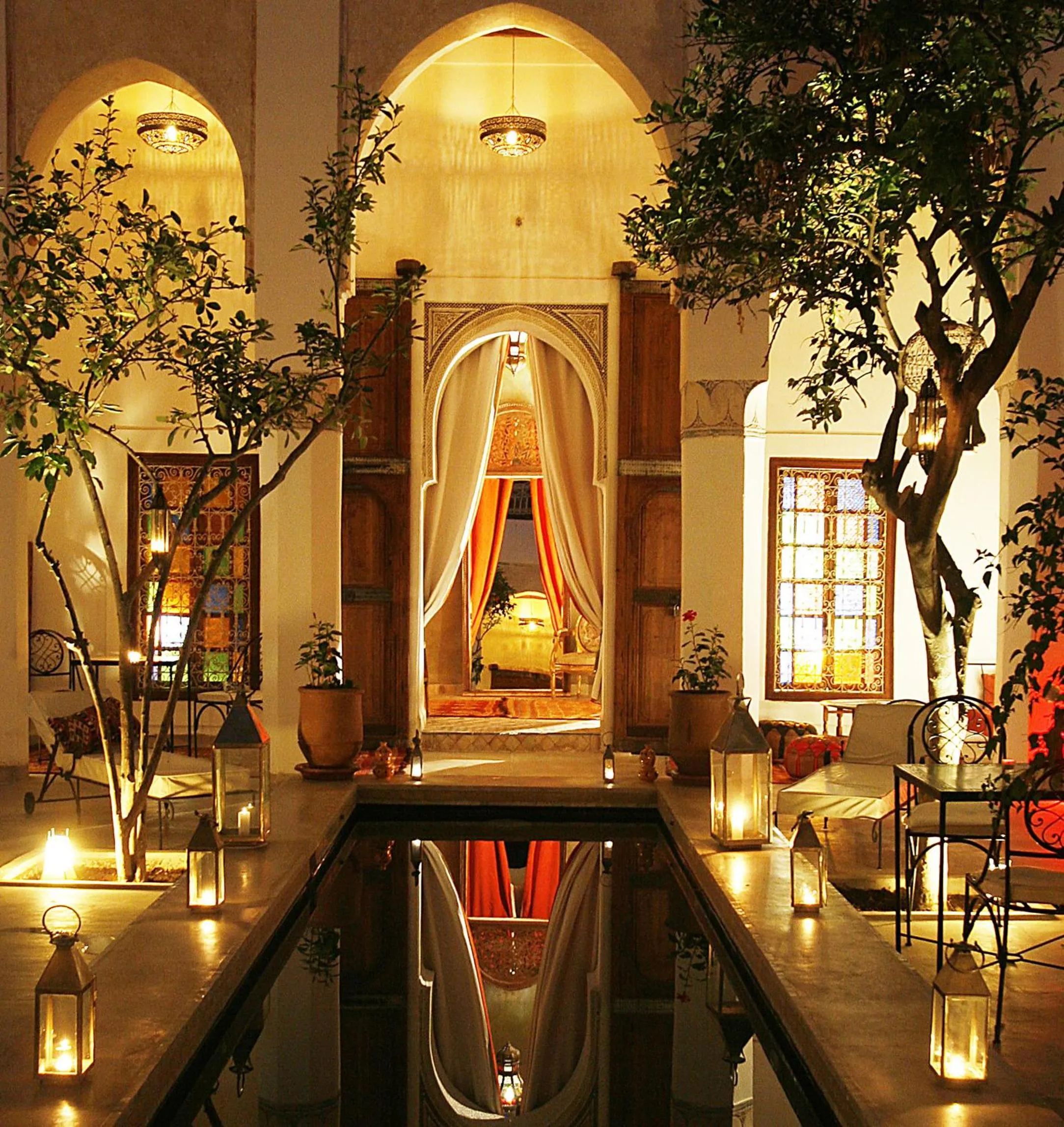 Patio in Riad Le Rihani