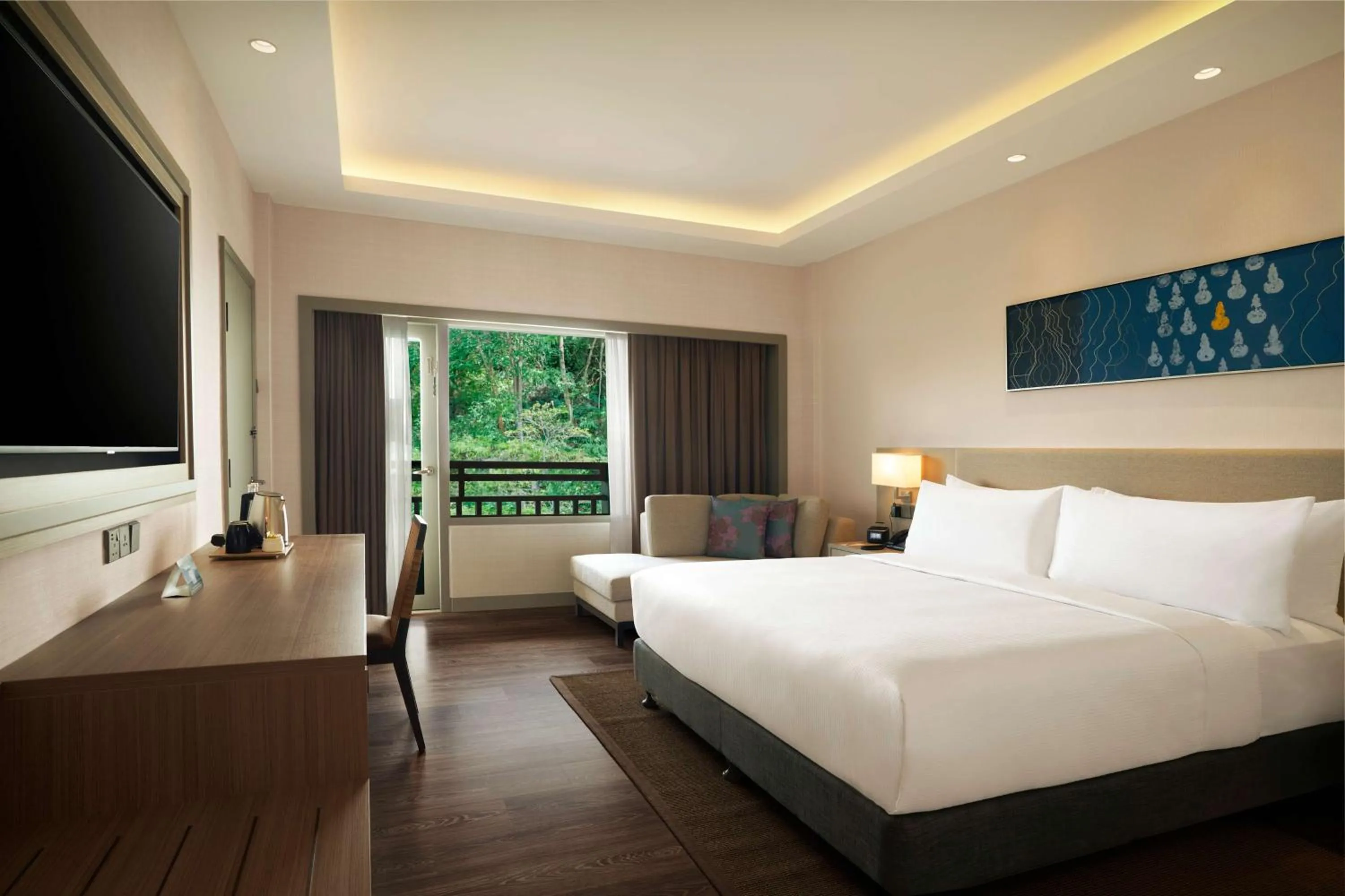 Bed in DoubleTree by Hilton Damai Laut