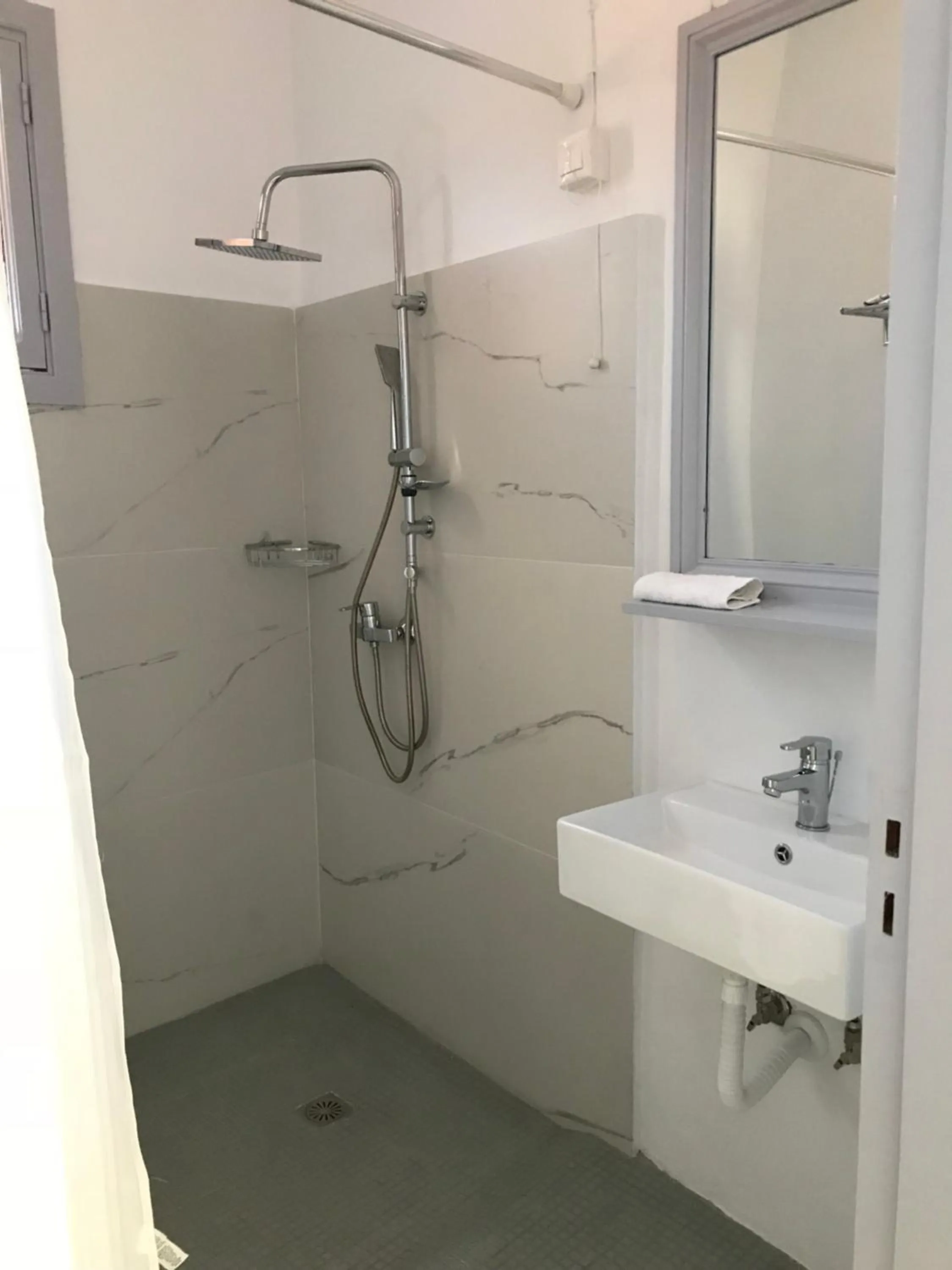 Shower in Hotel Fiona Symi