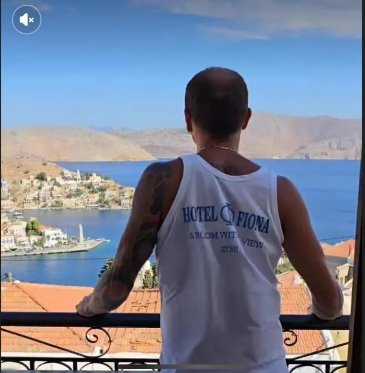 Natural landscape in Hotel Fiona Symi