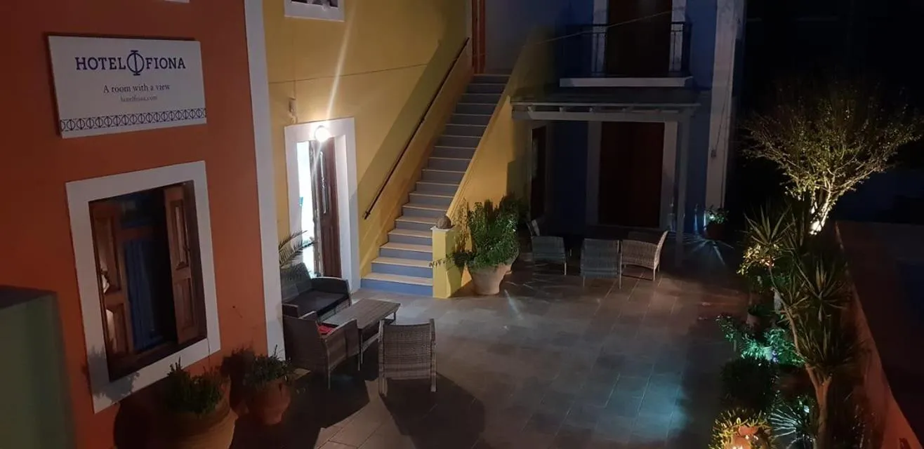 Facade/entrance in Hotel Fiona Symi