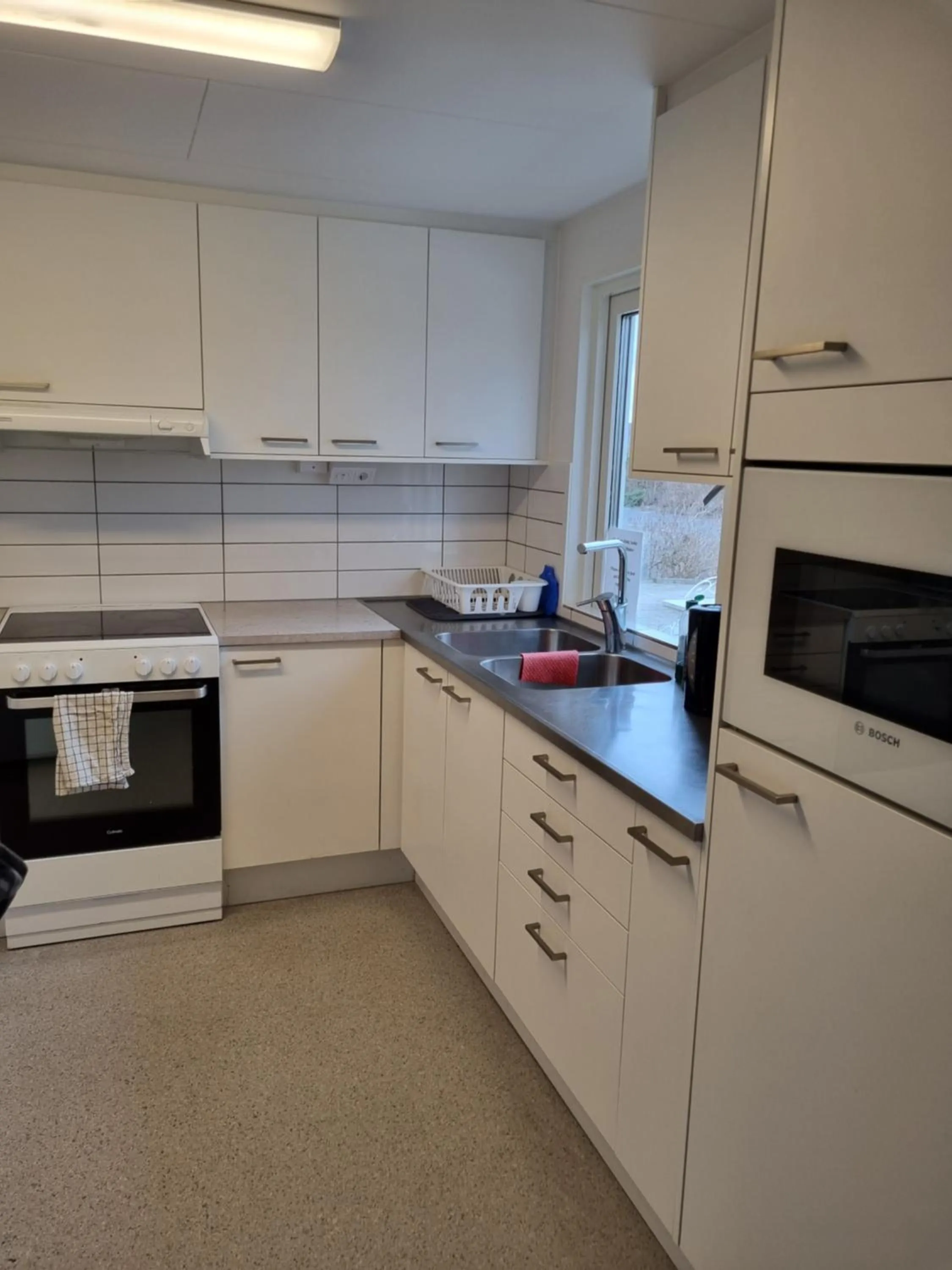 Kitchen or kitchenette in Nyckelbo Vandrarhem