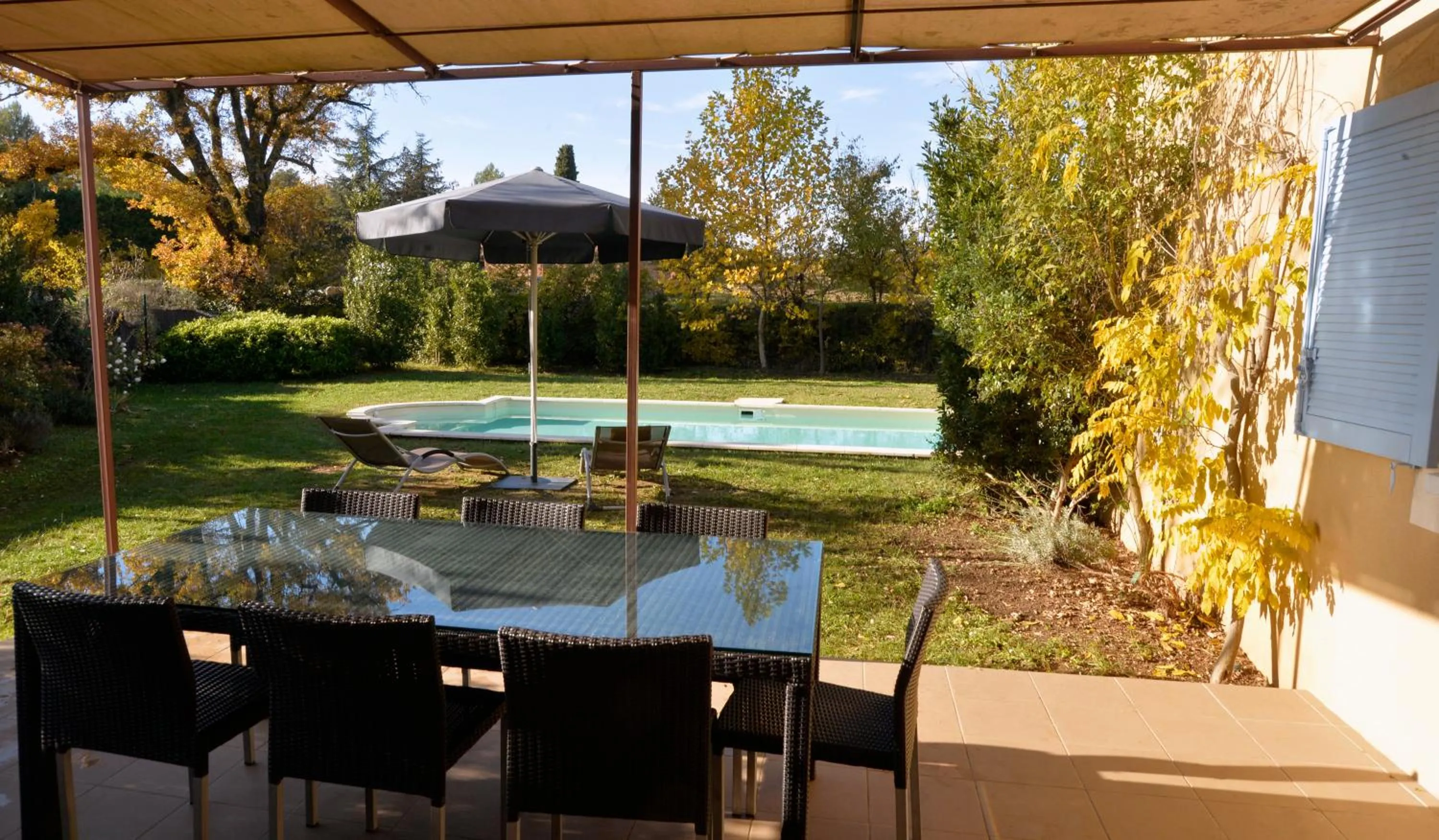Patio in Lagrange Vacances - Le Clos Savornin