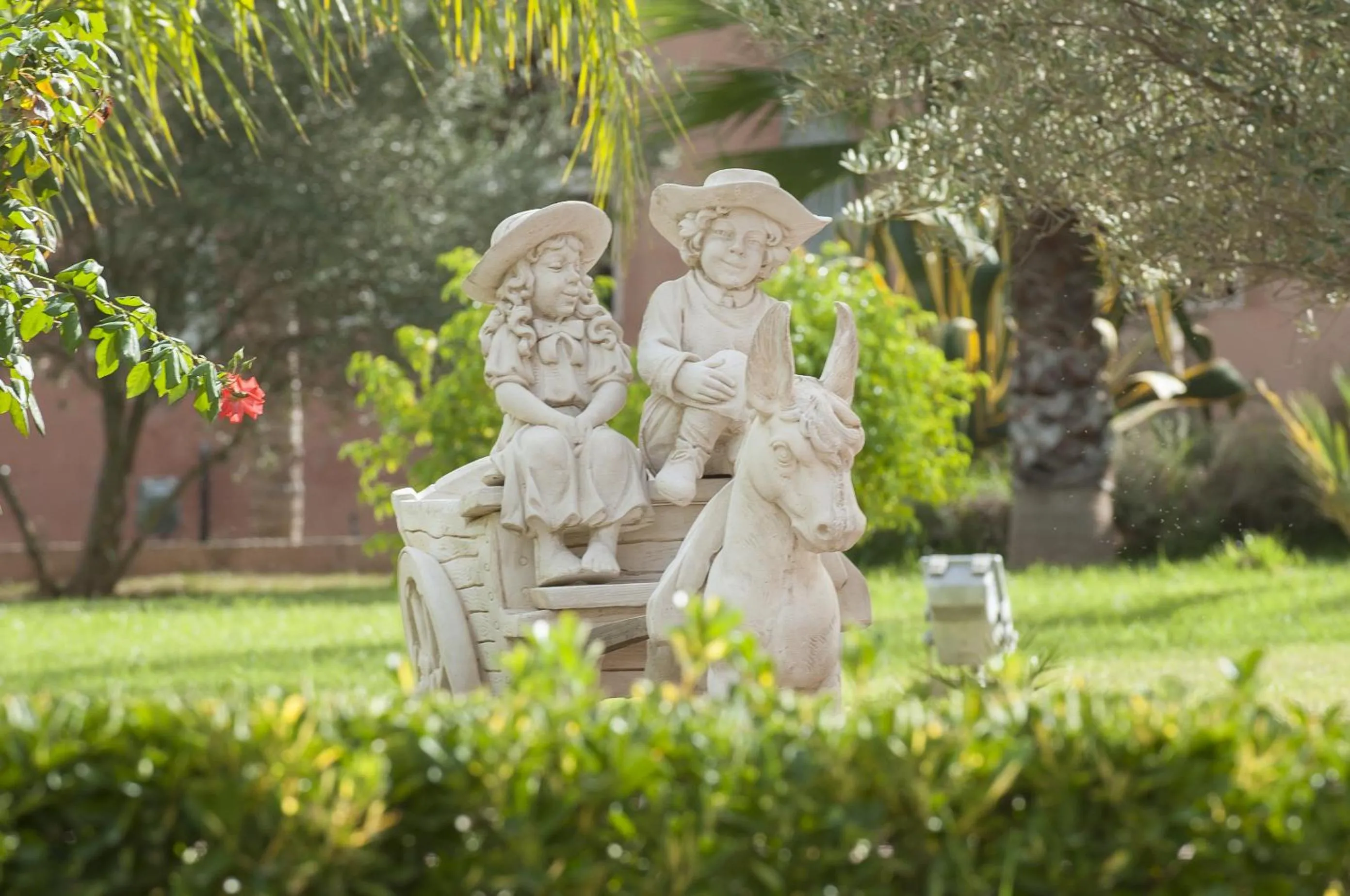 Garden in Hotel Dar Eddaya