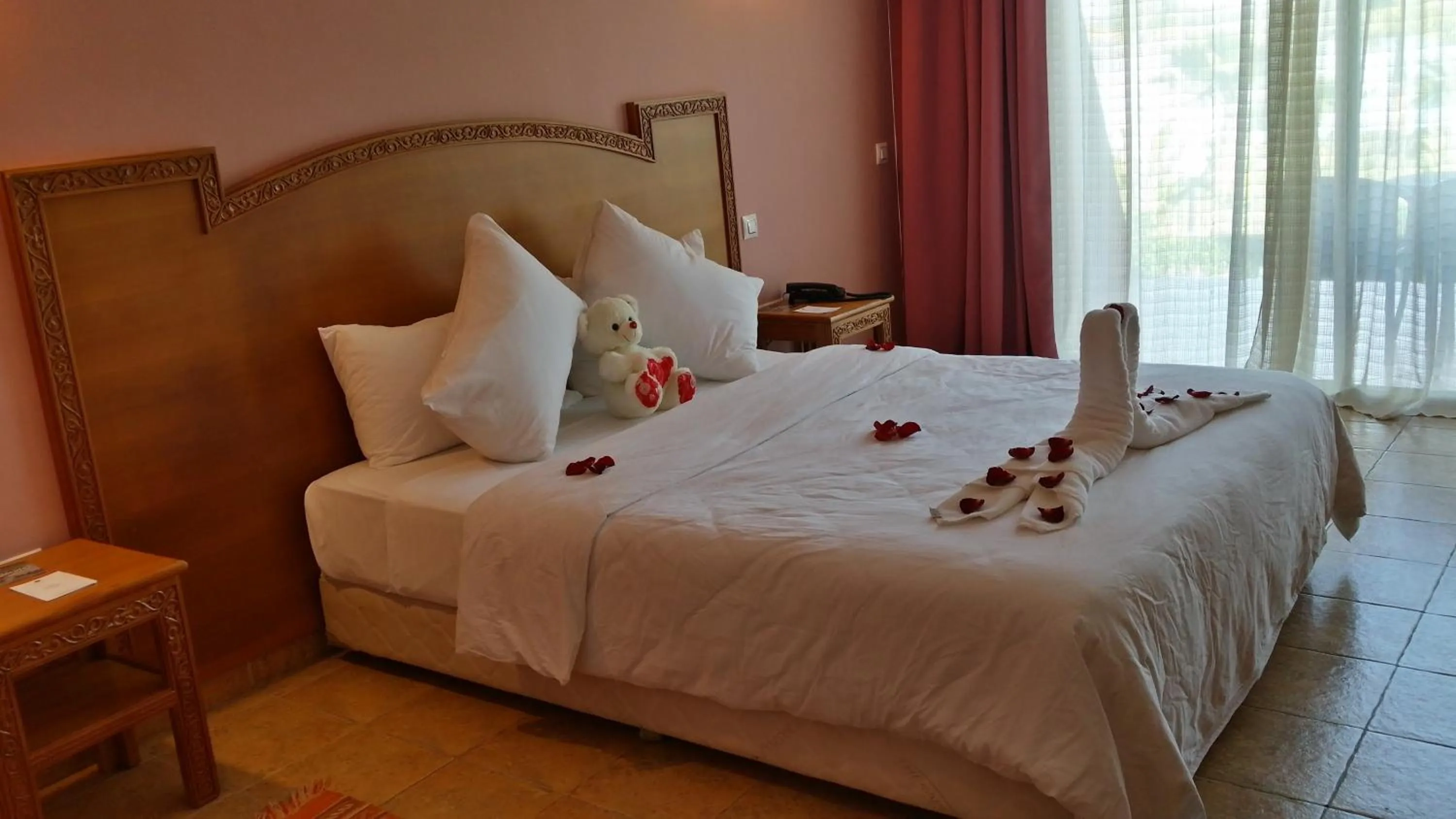 Bed in Hotel Dar Eddaya