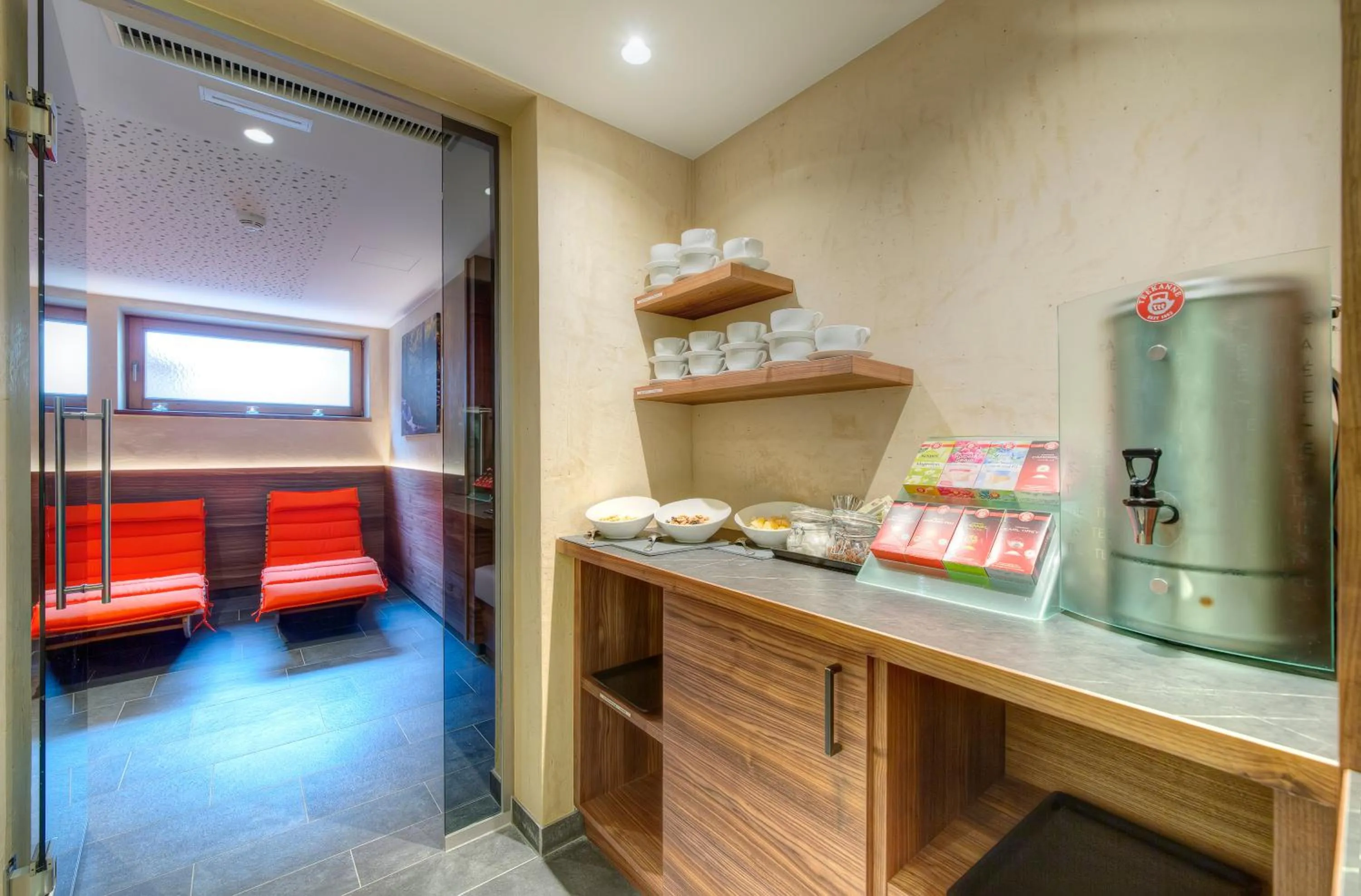 Sauna in Aparthotel Dorfplatzl Garni Apartments & B&B