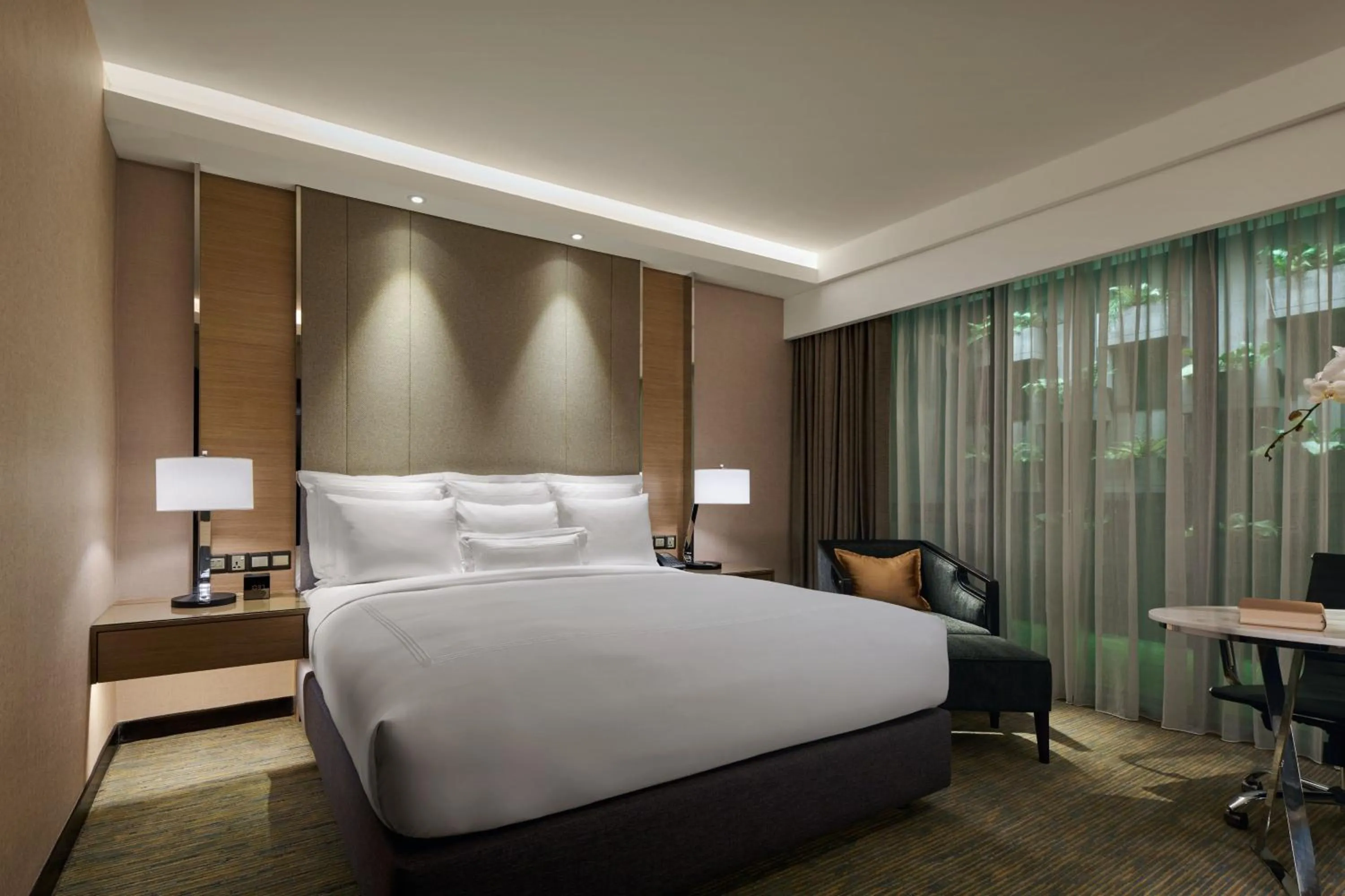 Photo of the whole room, Bed in JW Marriott Kuala Lumpur