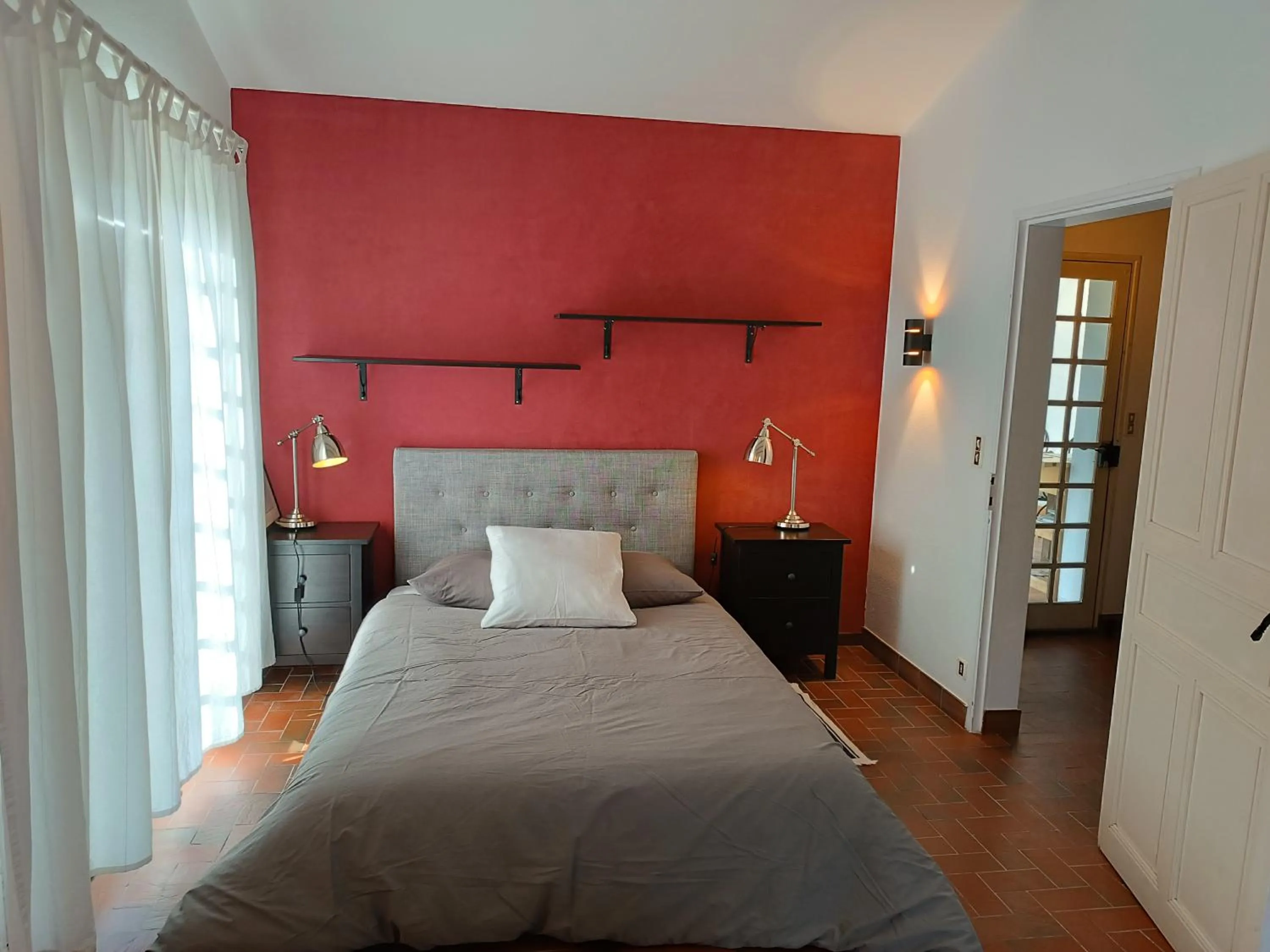 Bed in Maison d'hôtes Les Beaux Chenes