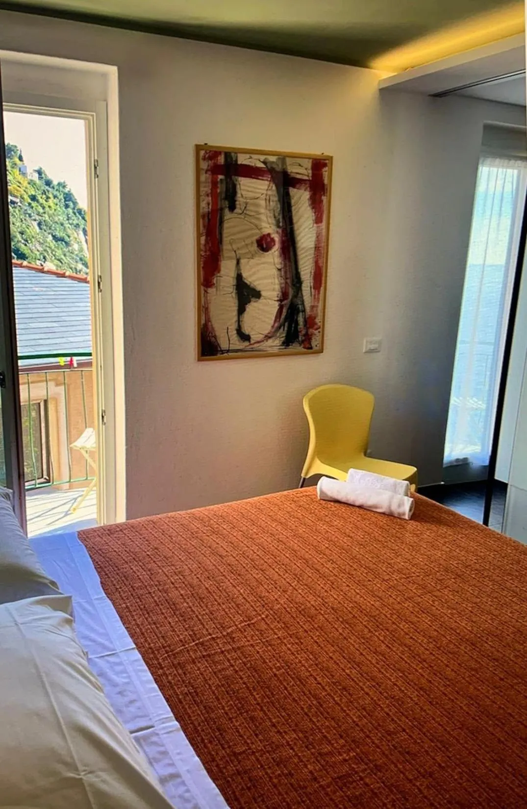 View (from property/room), Bed in Hotel Gianni Franzi