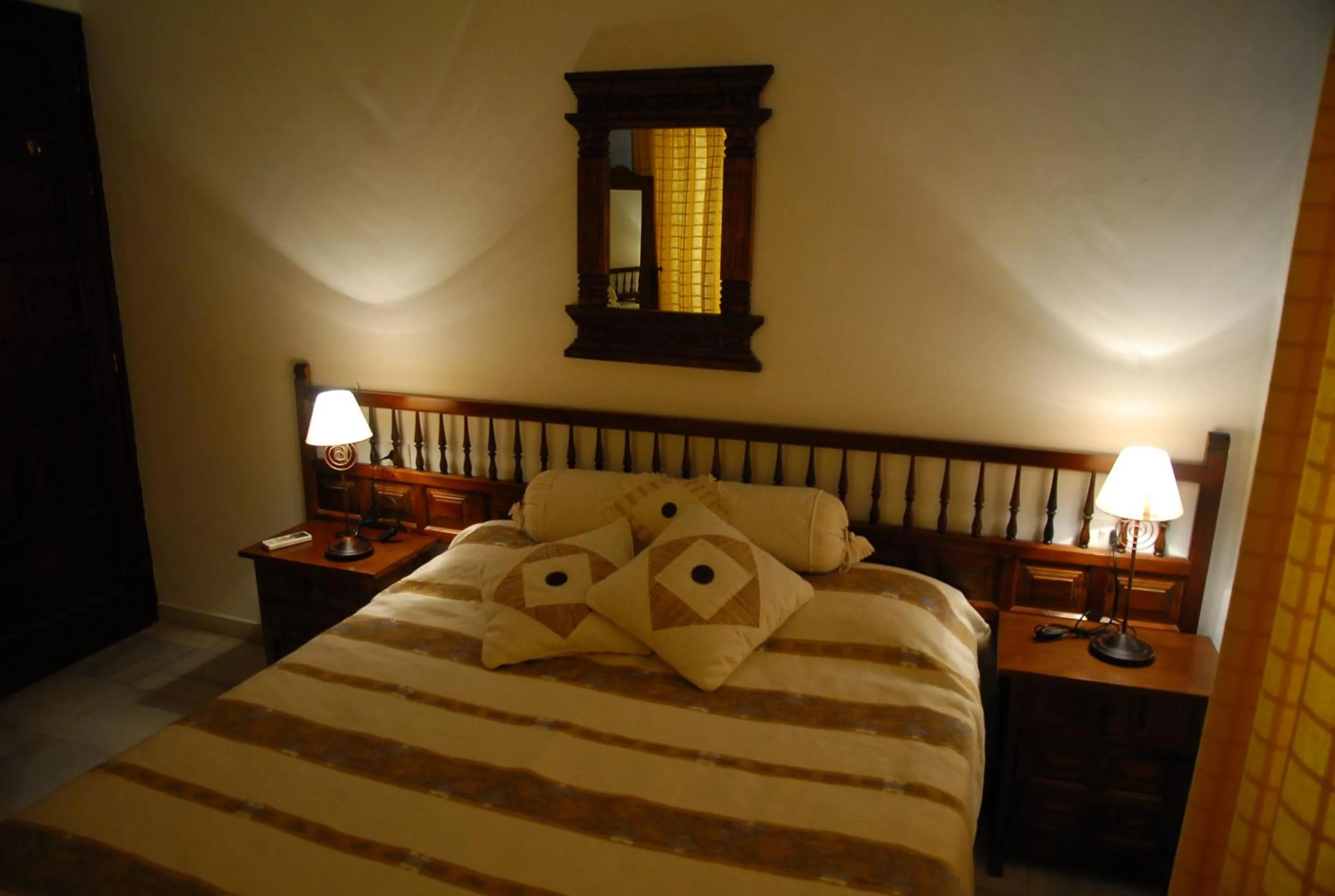 Bed in Mijas Pueblo Apartment