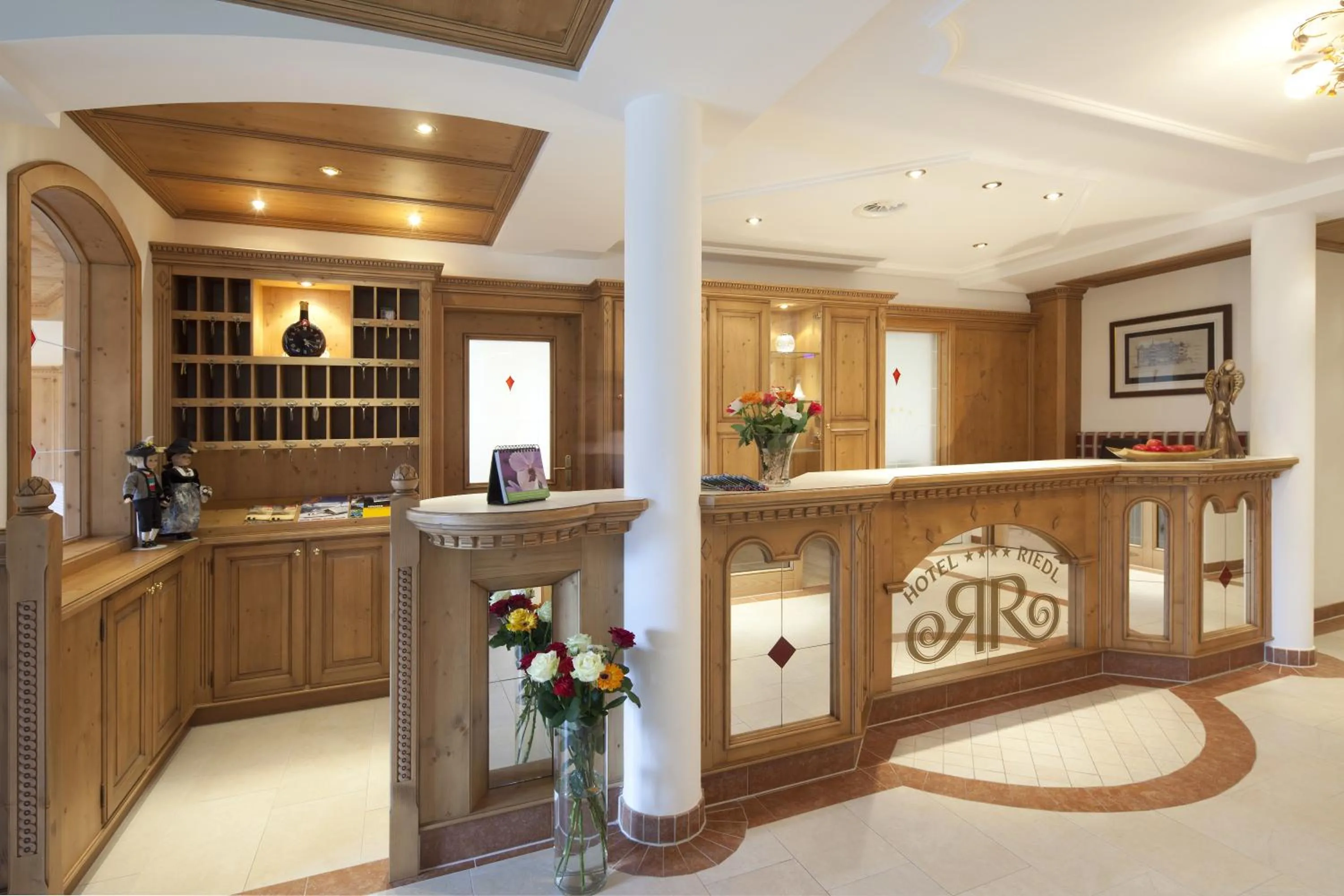 Lobby or reception in Hotel Riedl im Zillertal