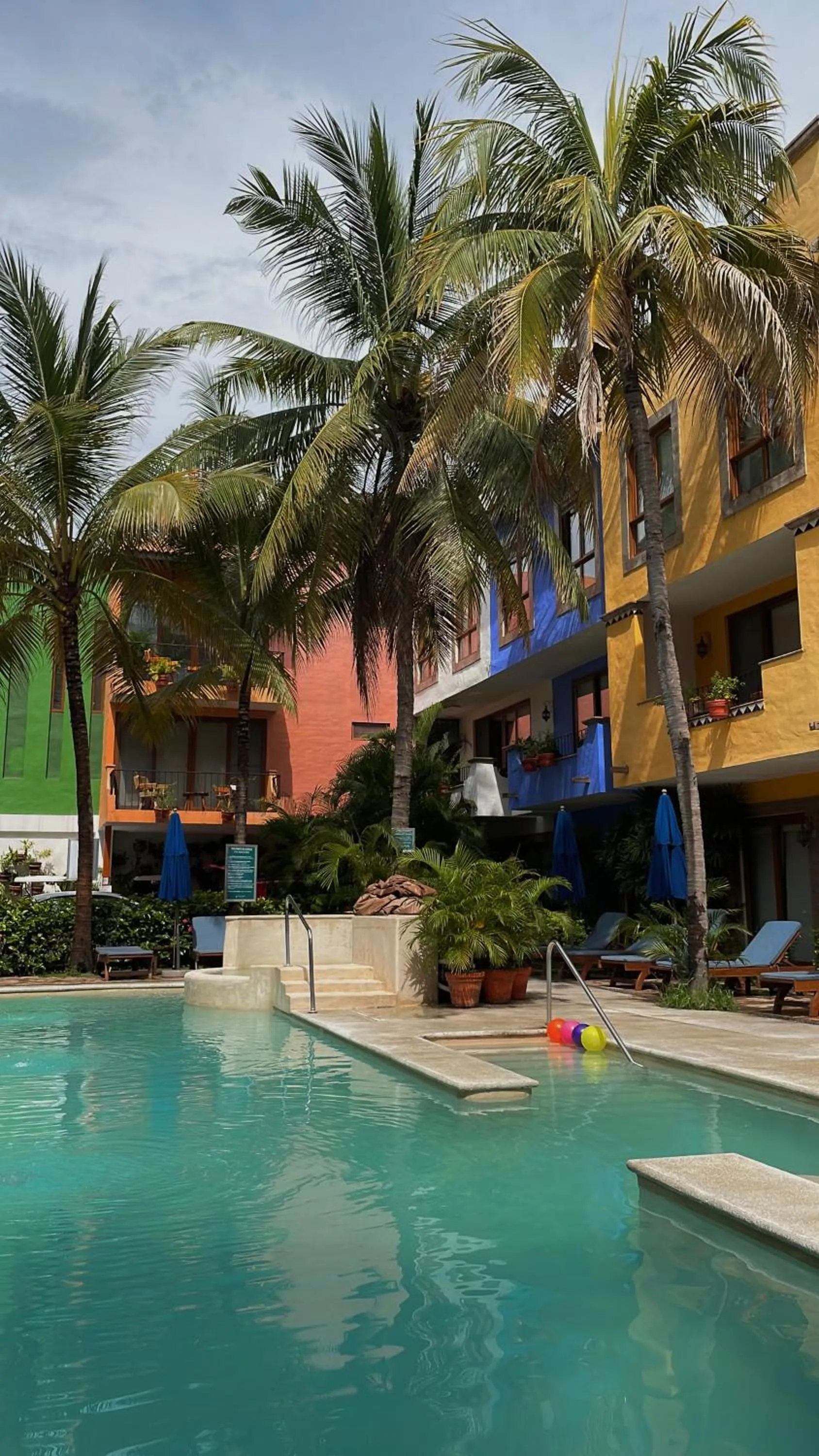 Swimming pool in Casa Lotería -Pueblito Sayulita- Colorful, Family and Relax Experience with Private Parking and Pool