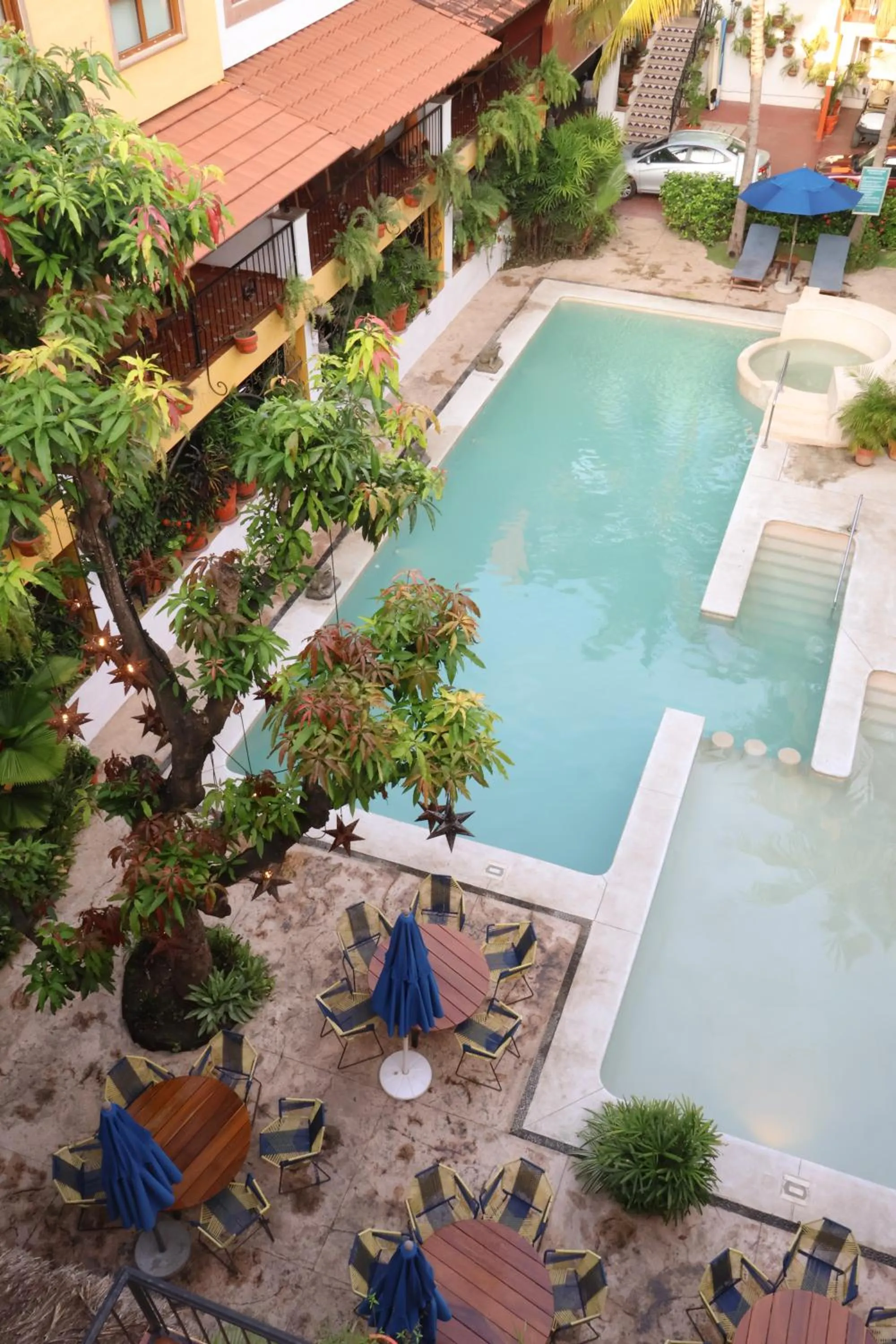 Swimming pool in Casa Lotería -Pueblito Sayulita- Colorful, Family and Relax Experience with Private Parking and Pool