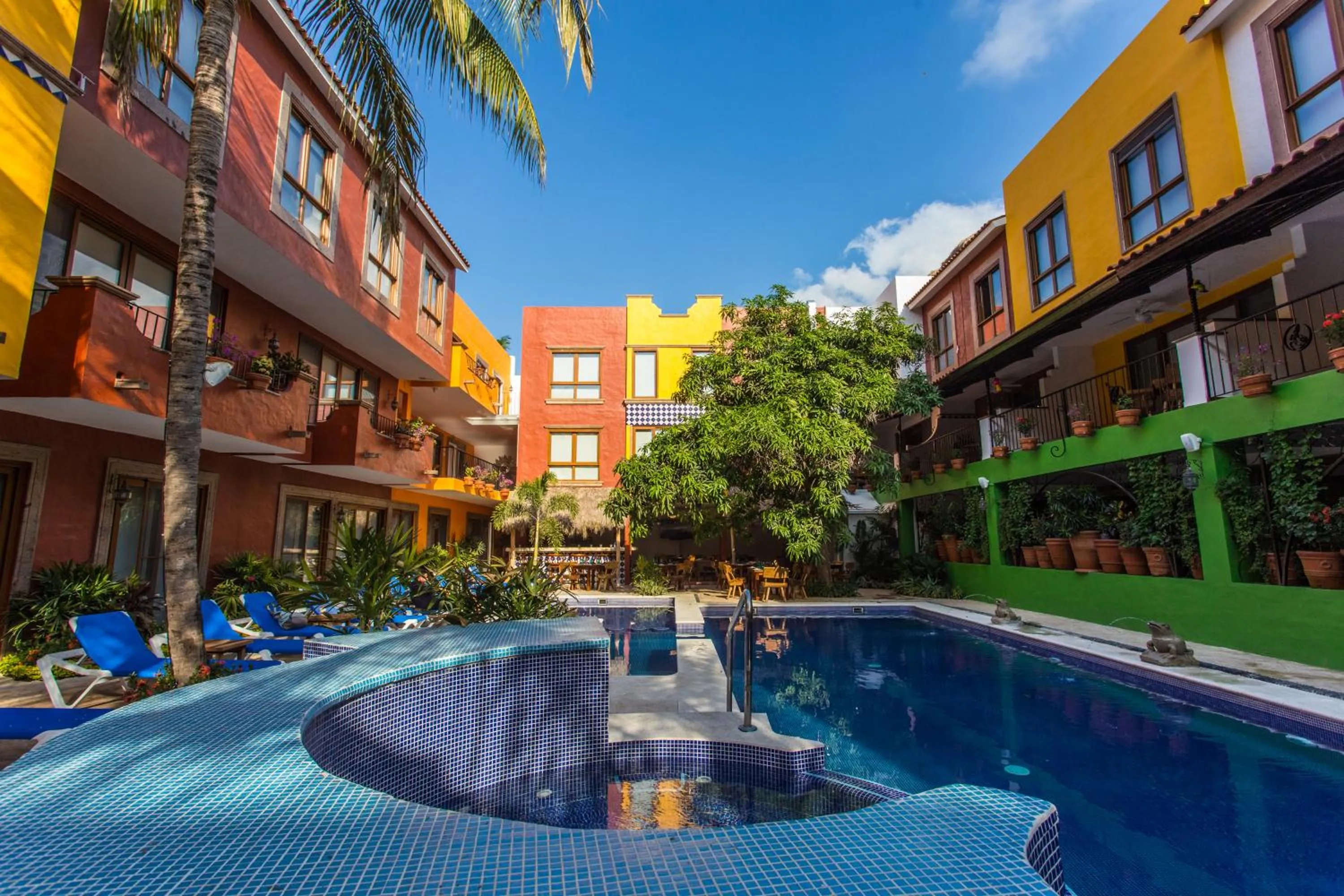 Property building in Casa Lotería -Pueblito Sayulita- Colorful, Family and Relax Experience with Private Parking and Pool