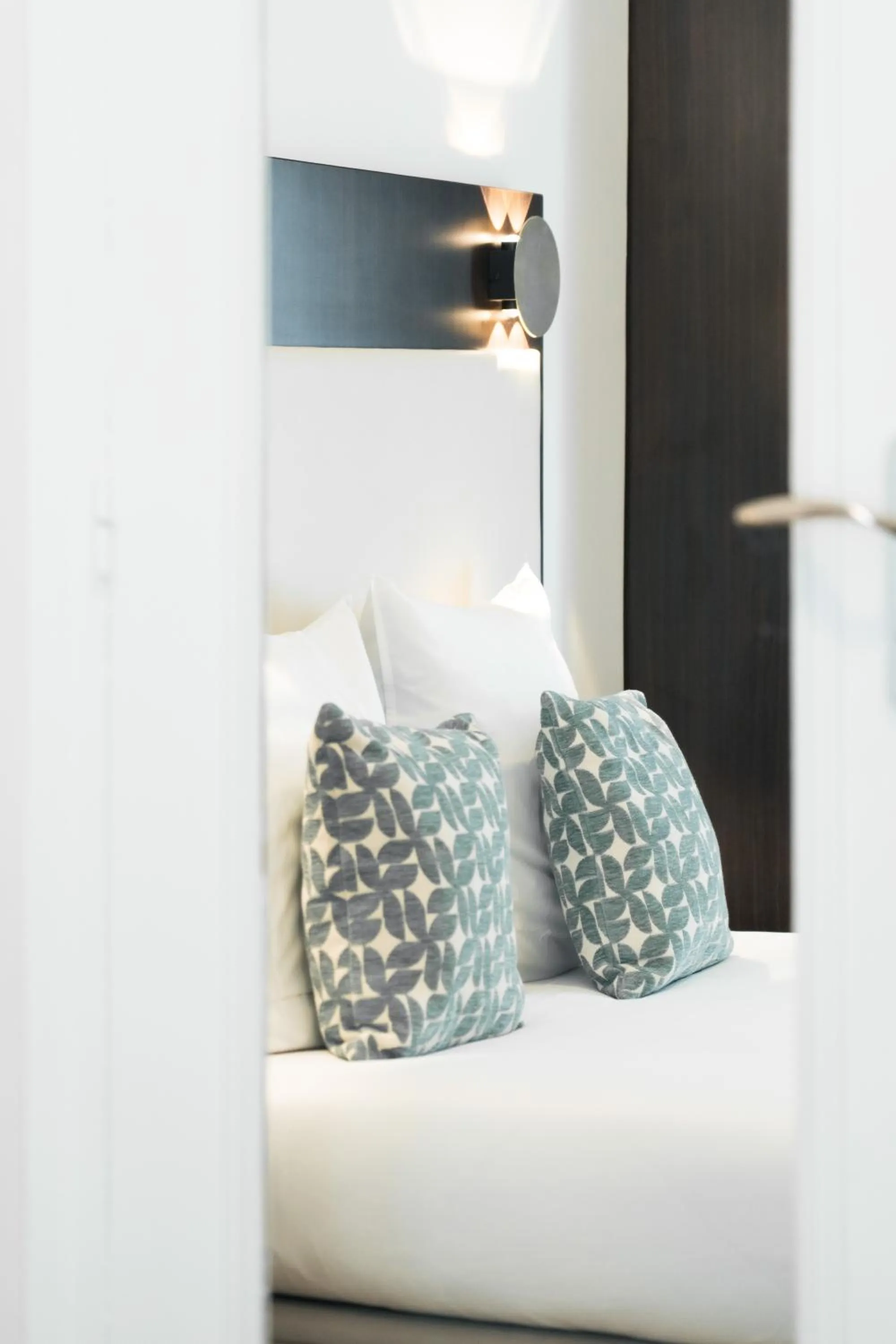 Decorative detail, Bed in Hotel Corona -Rodier-