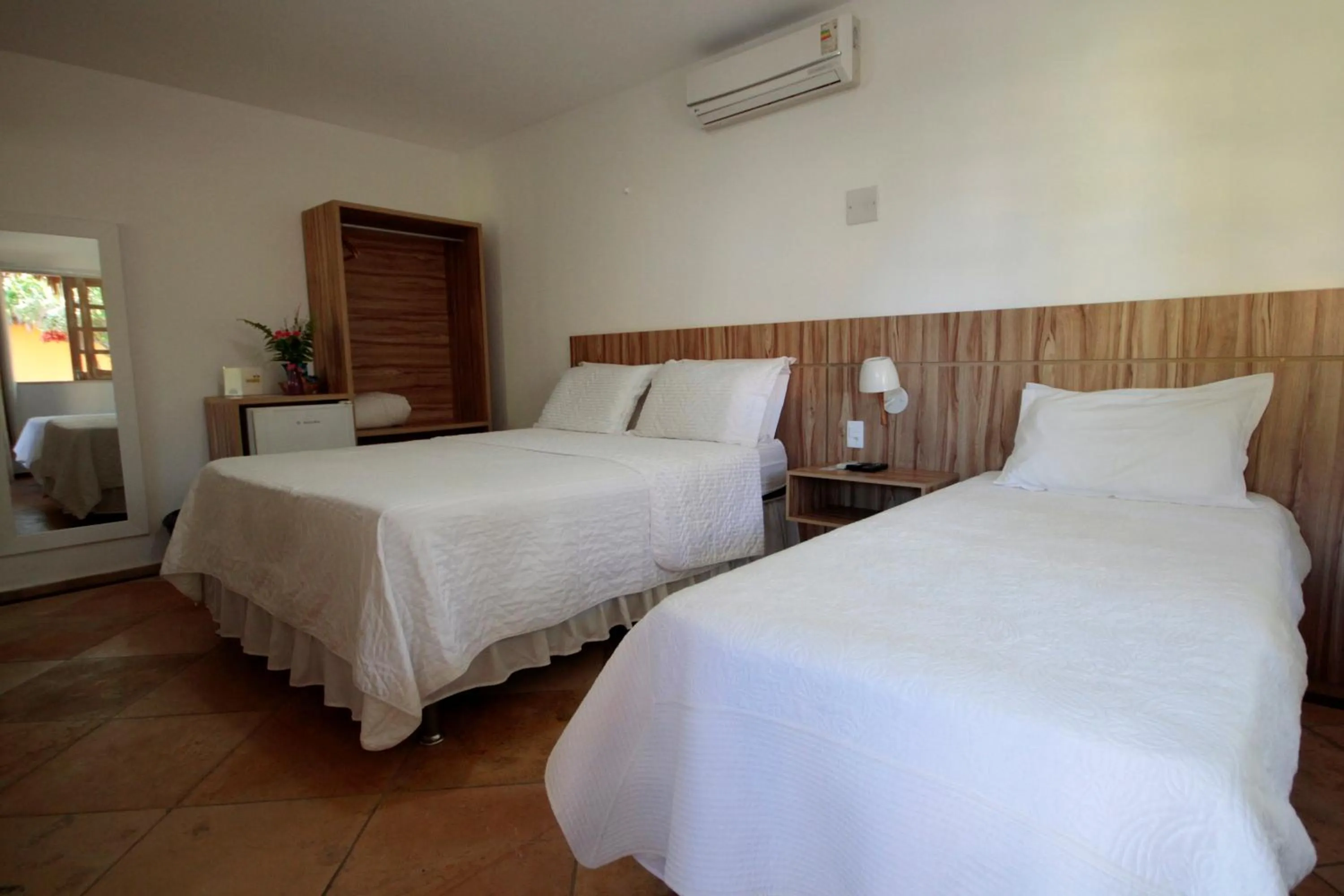 Bed in Pousada Tranquilandia Village