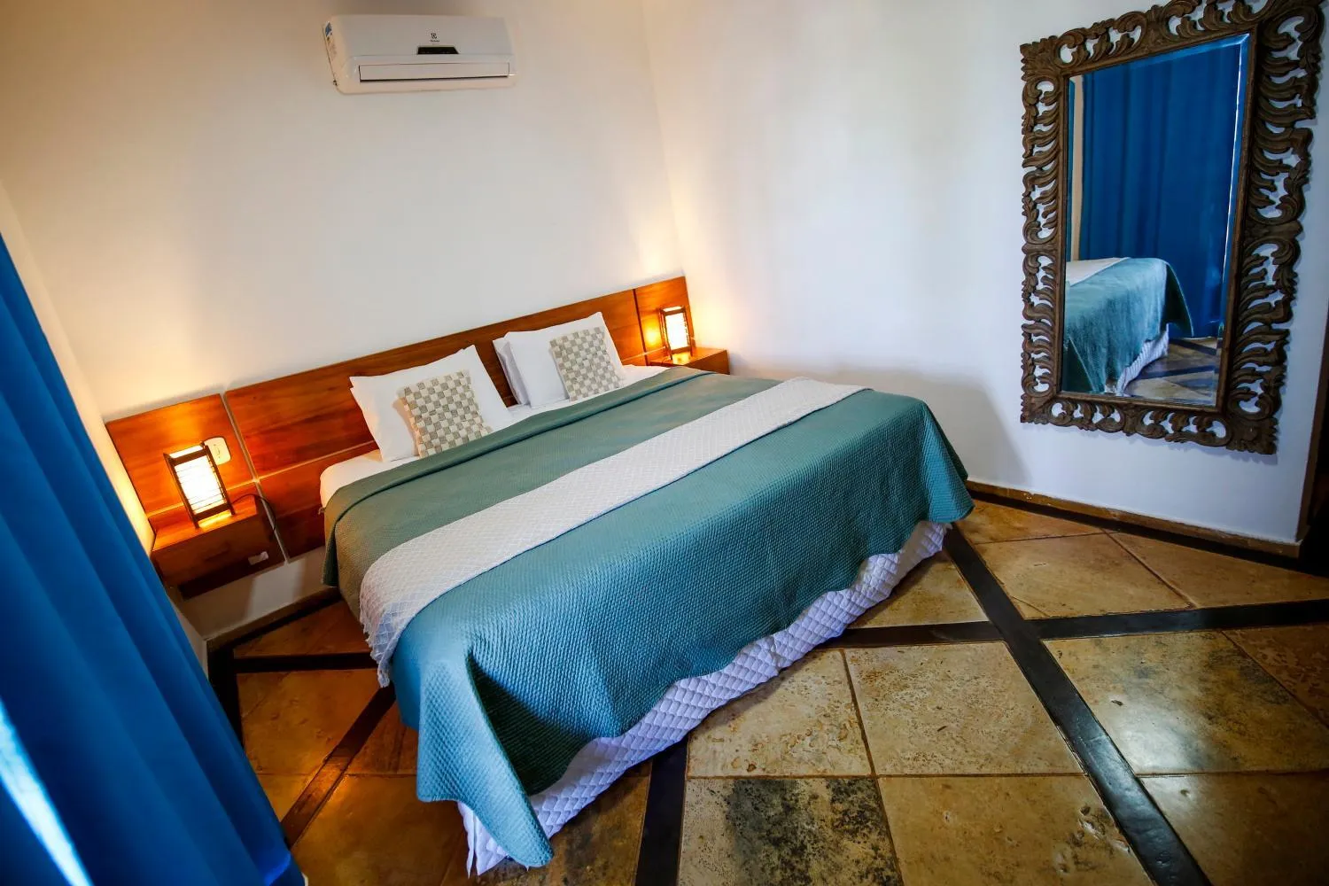 Bed in Pousada Tranquilandia Village