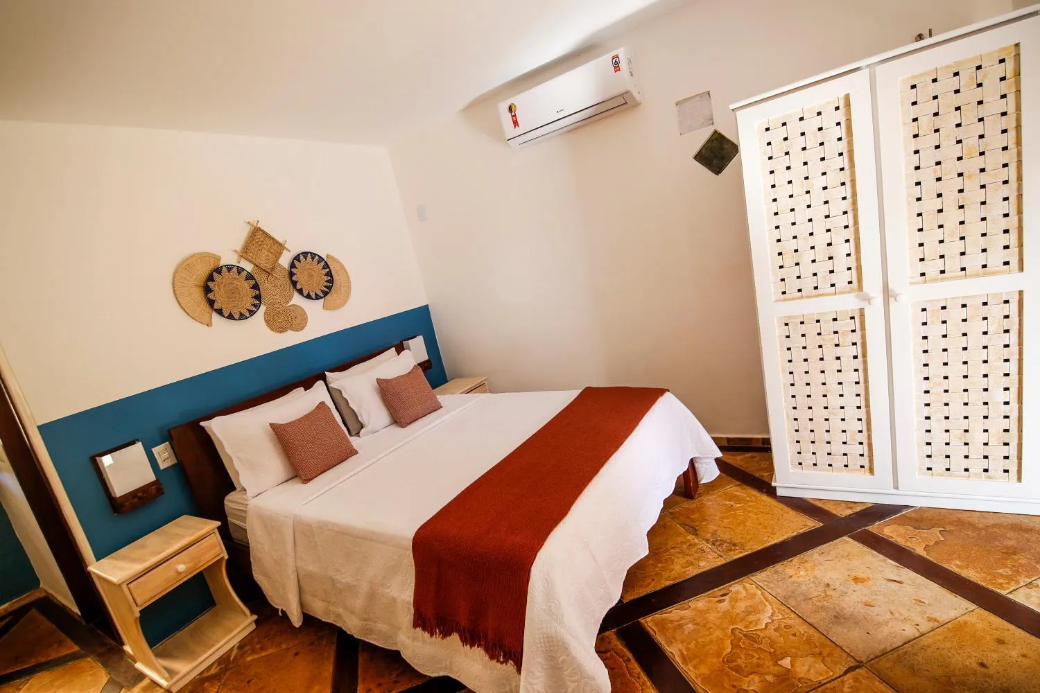 Bed in Pousada Tranquilandia Village