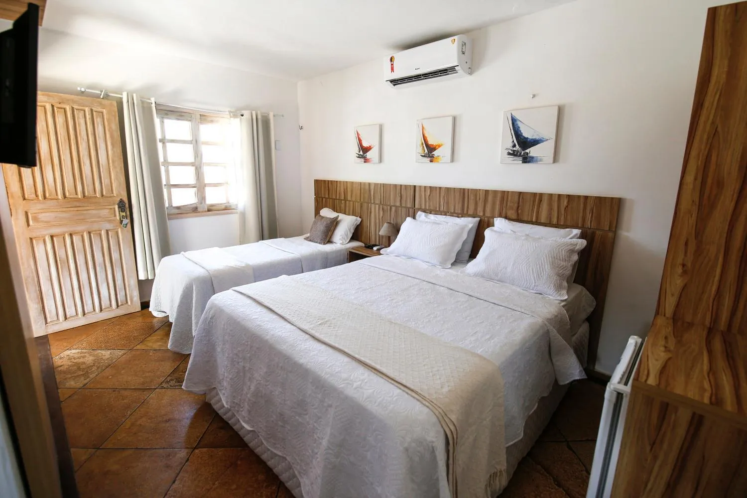 Bed in Pousada Tranquilandia Village