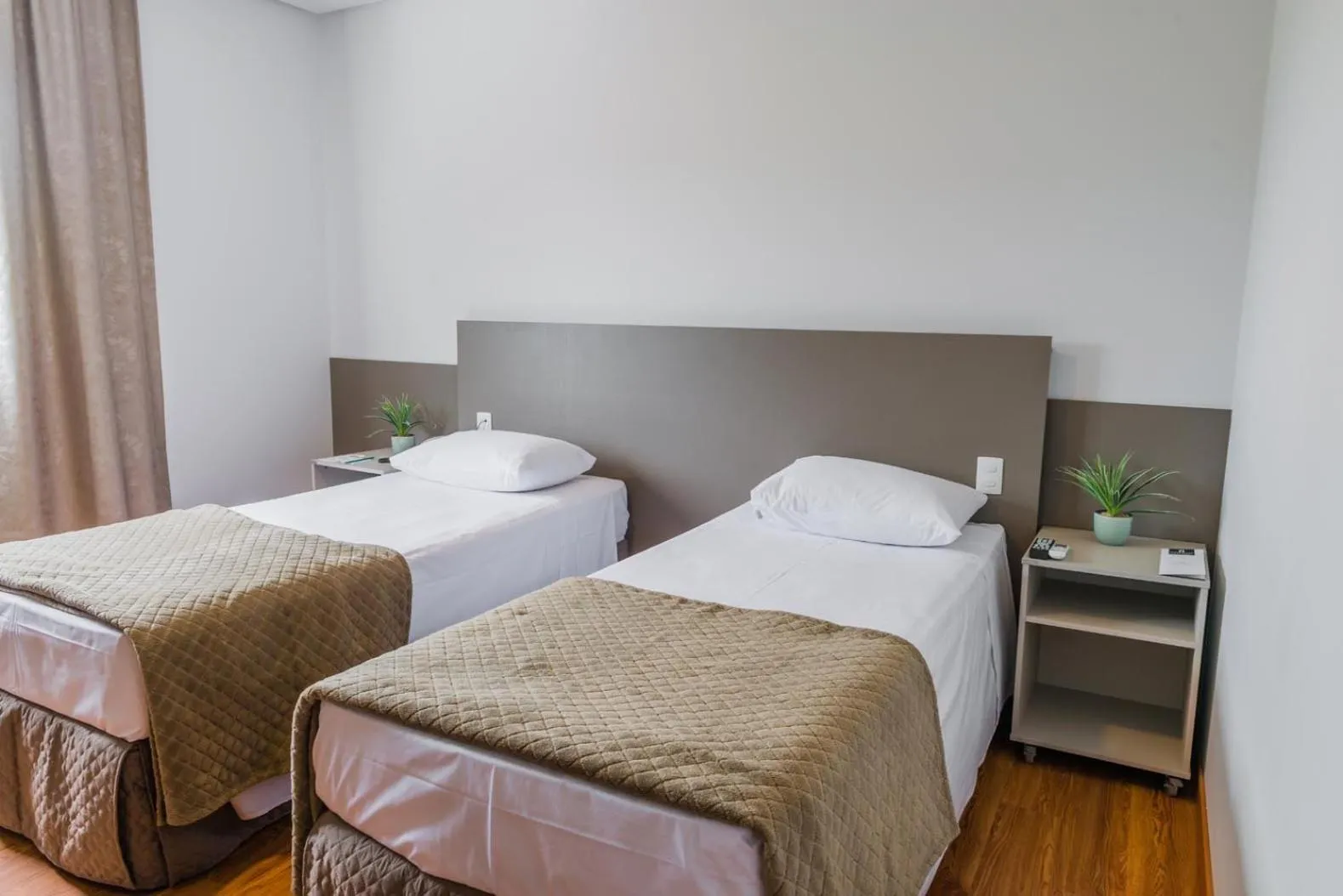 Bed in Tri Hotel São João Batista