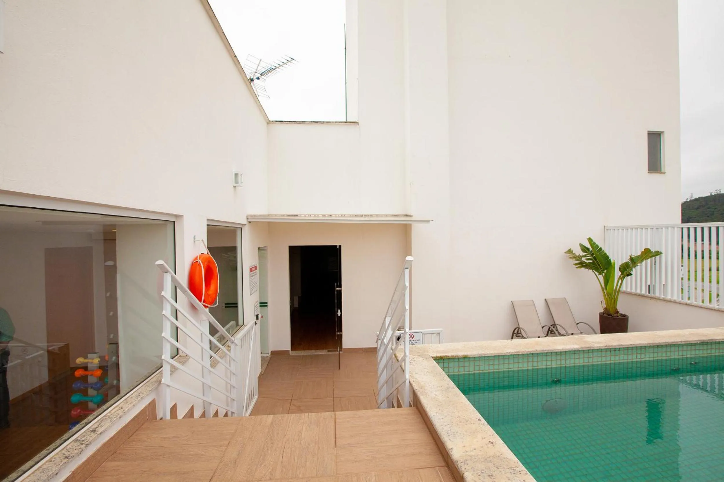 Balcony/Terrace in Tri Hotel São João Batista