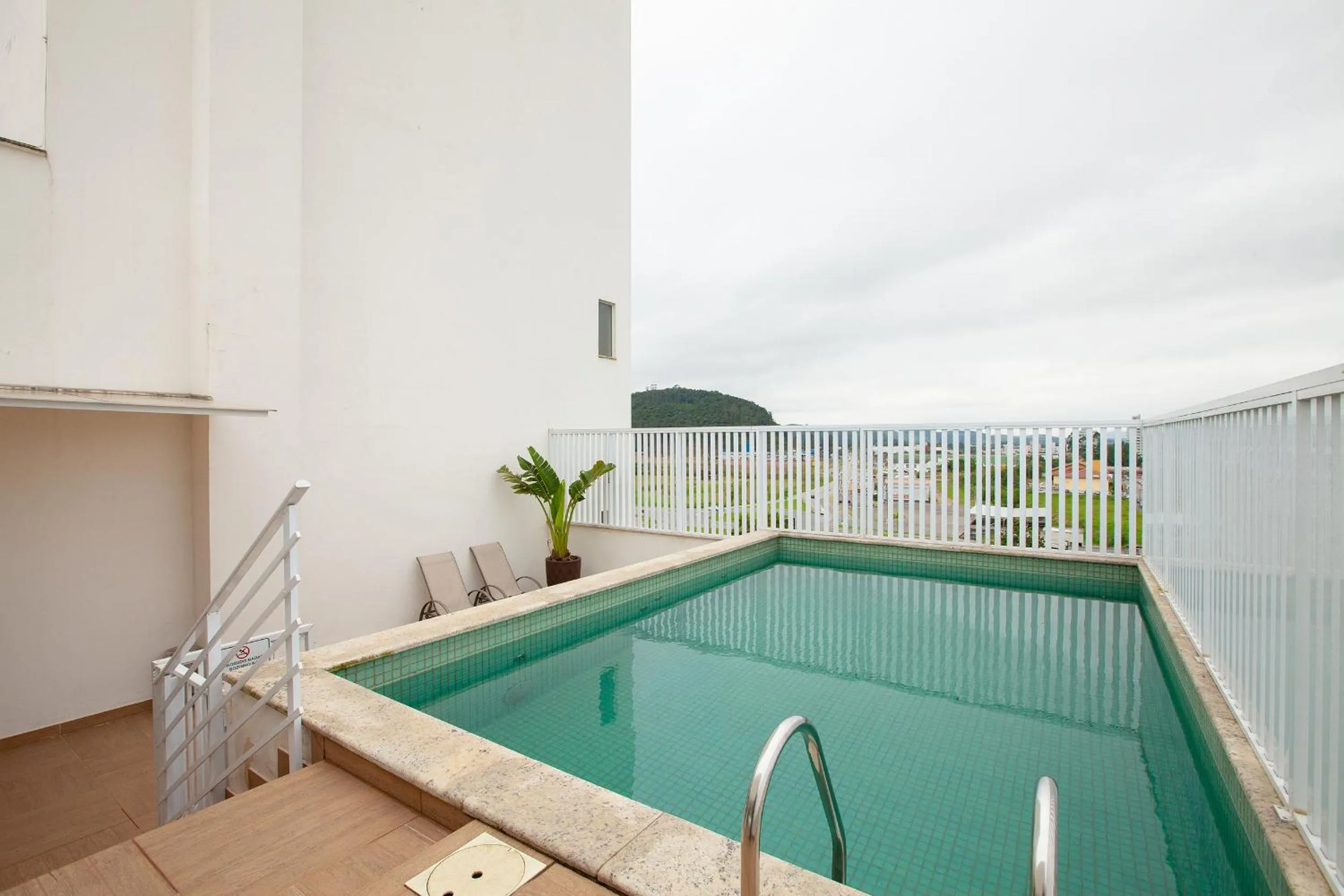 Balcony/Terrace in Tri Hotel São João Batista