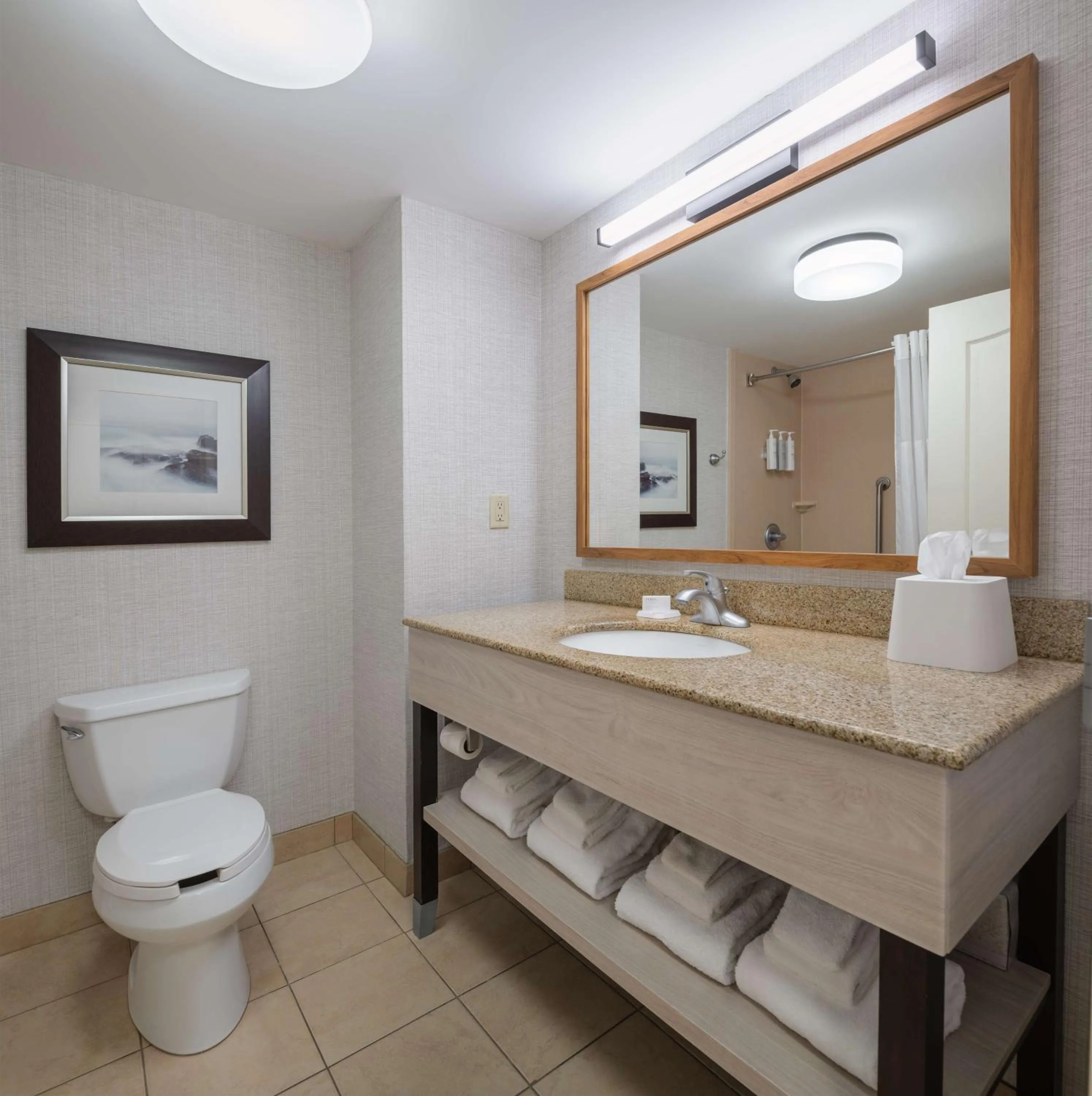 Bathroom in Hampton Inn & Suites by Hilton Moncton
