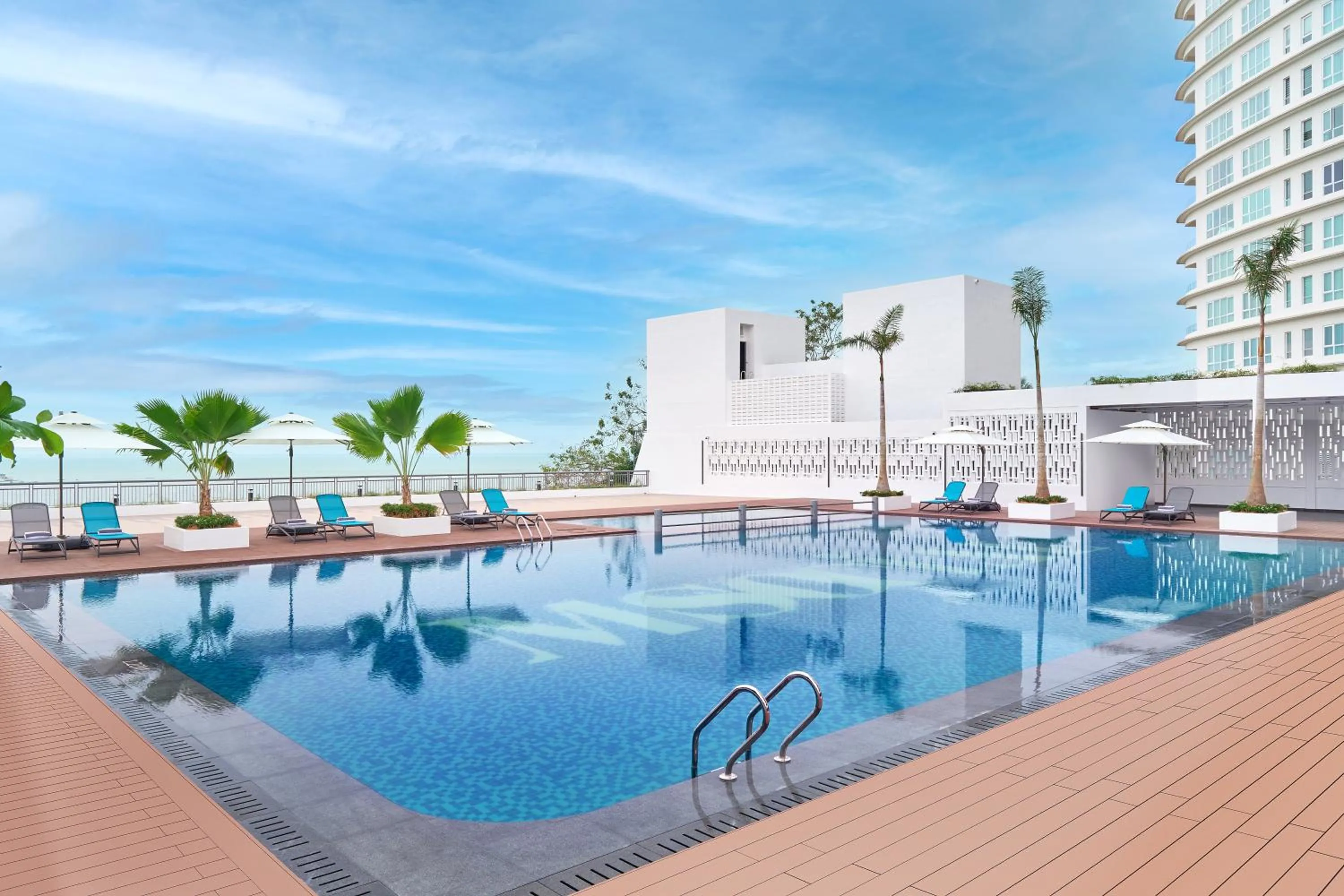 Swimming pool in M Social Resort Penang