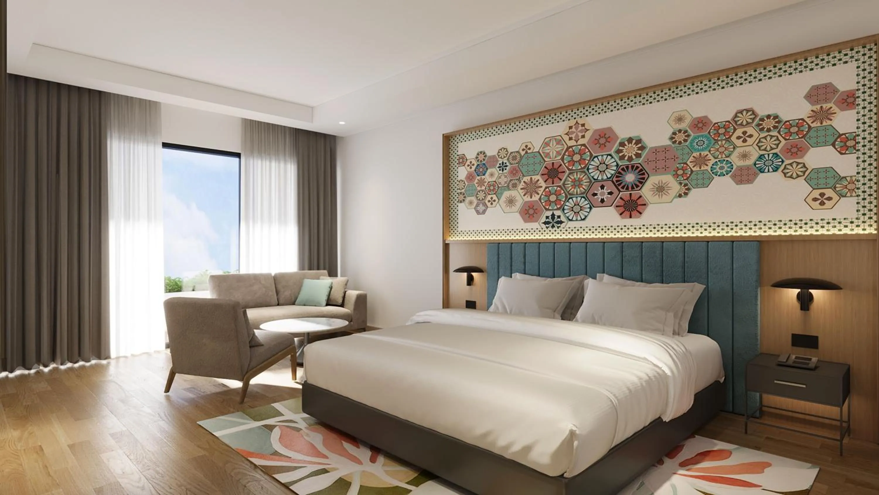 Bedroom, Bed in M Social Resort Penang