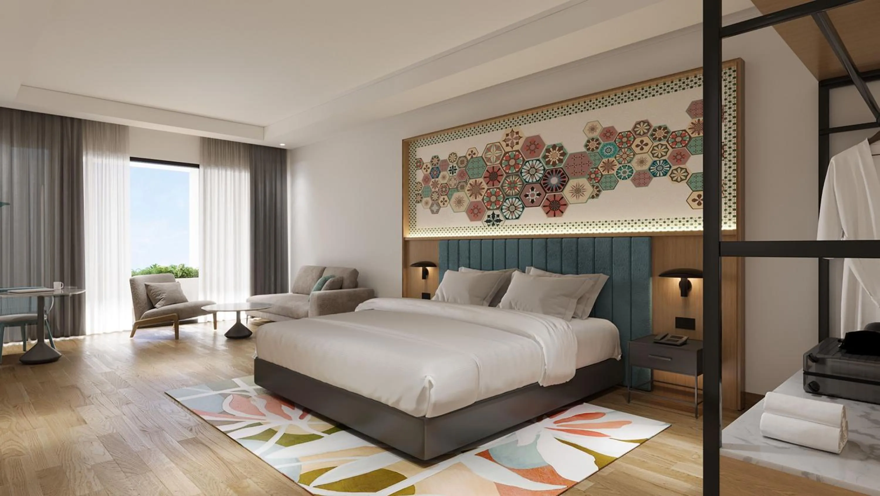 Bedroom, Bed in M Social Resort Penang