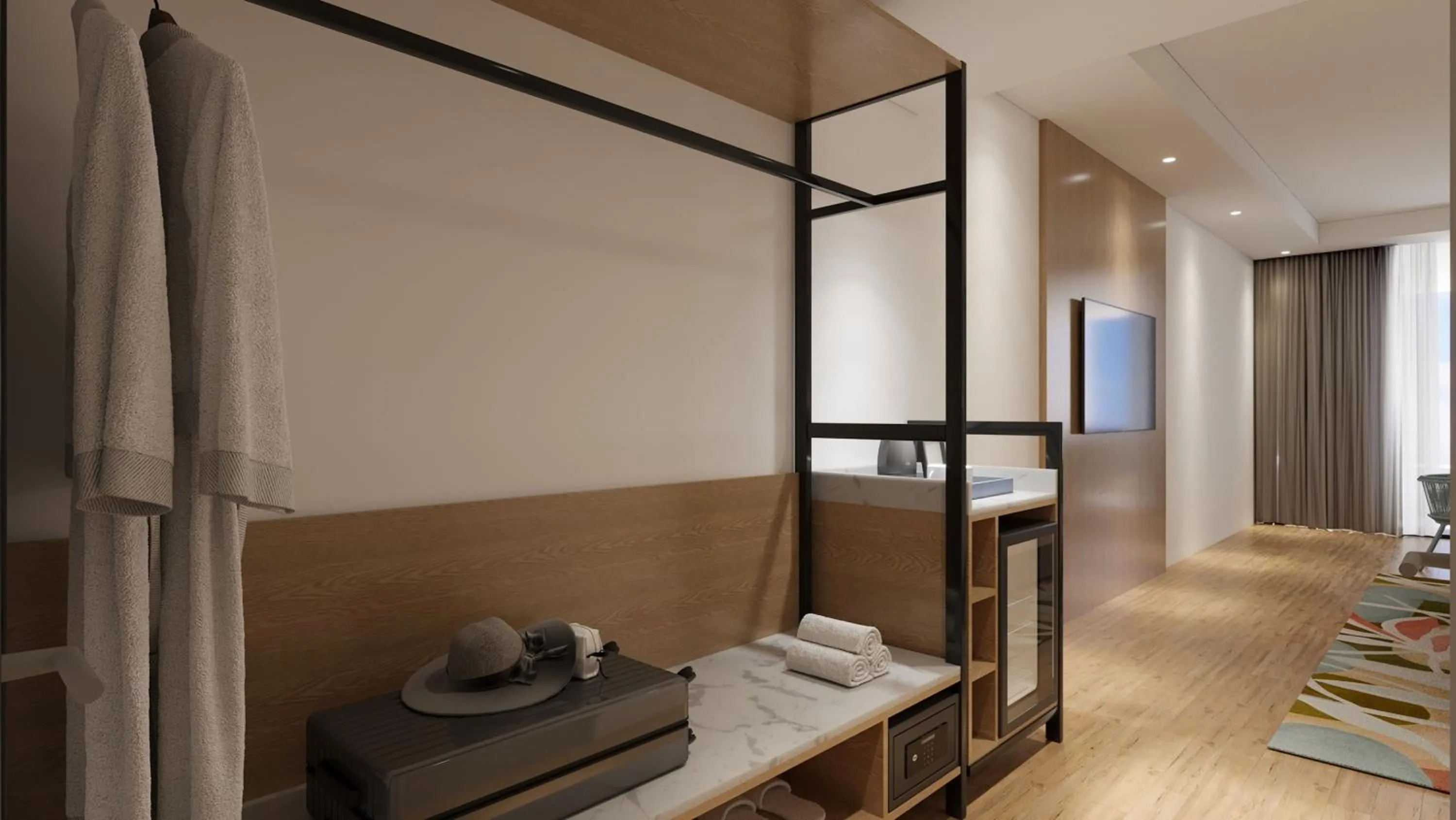 TV and multimedia, Bed in M Social Resort Penang