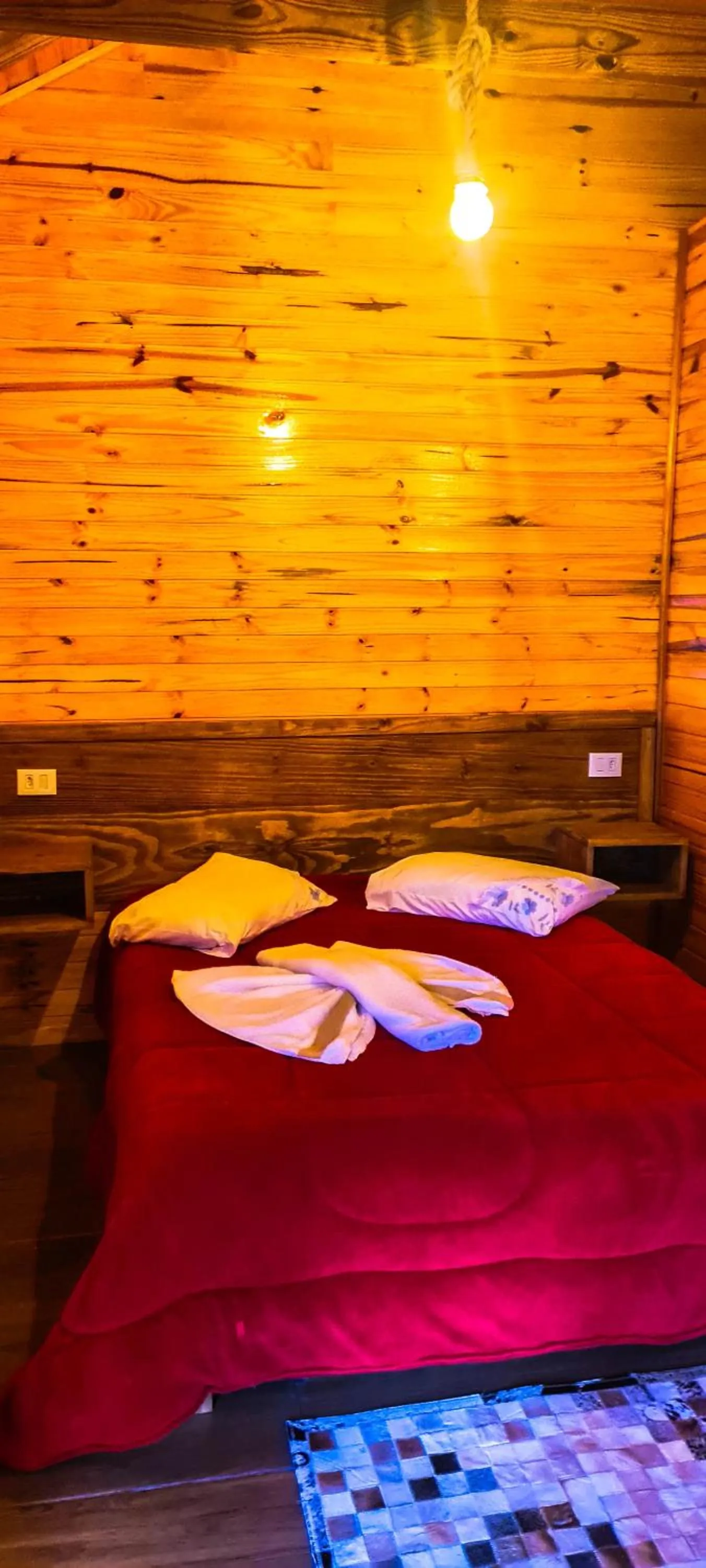 Bed in Pousada Santa Terezinha