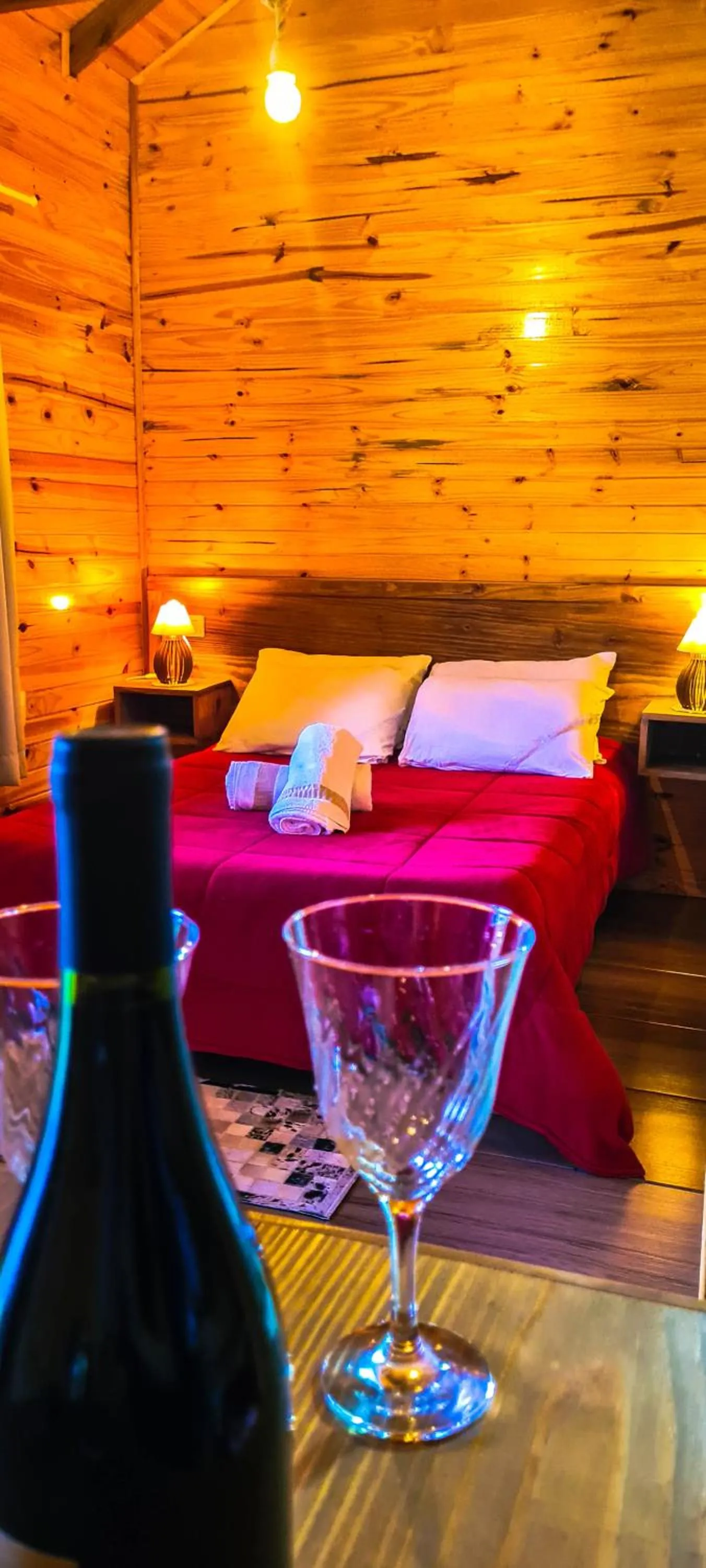 Bed in Pousada Santa Terezinha