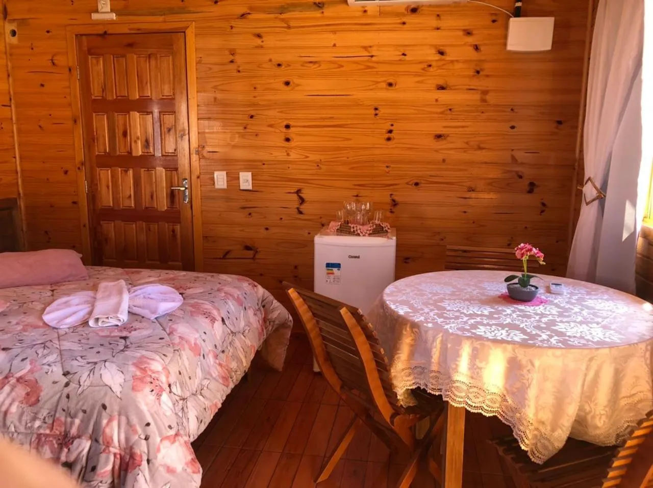 Bed in Pousada Santa Terezinha