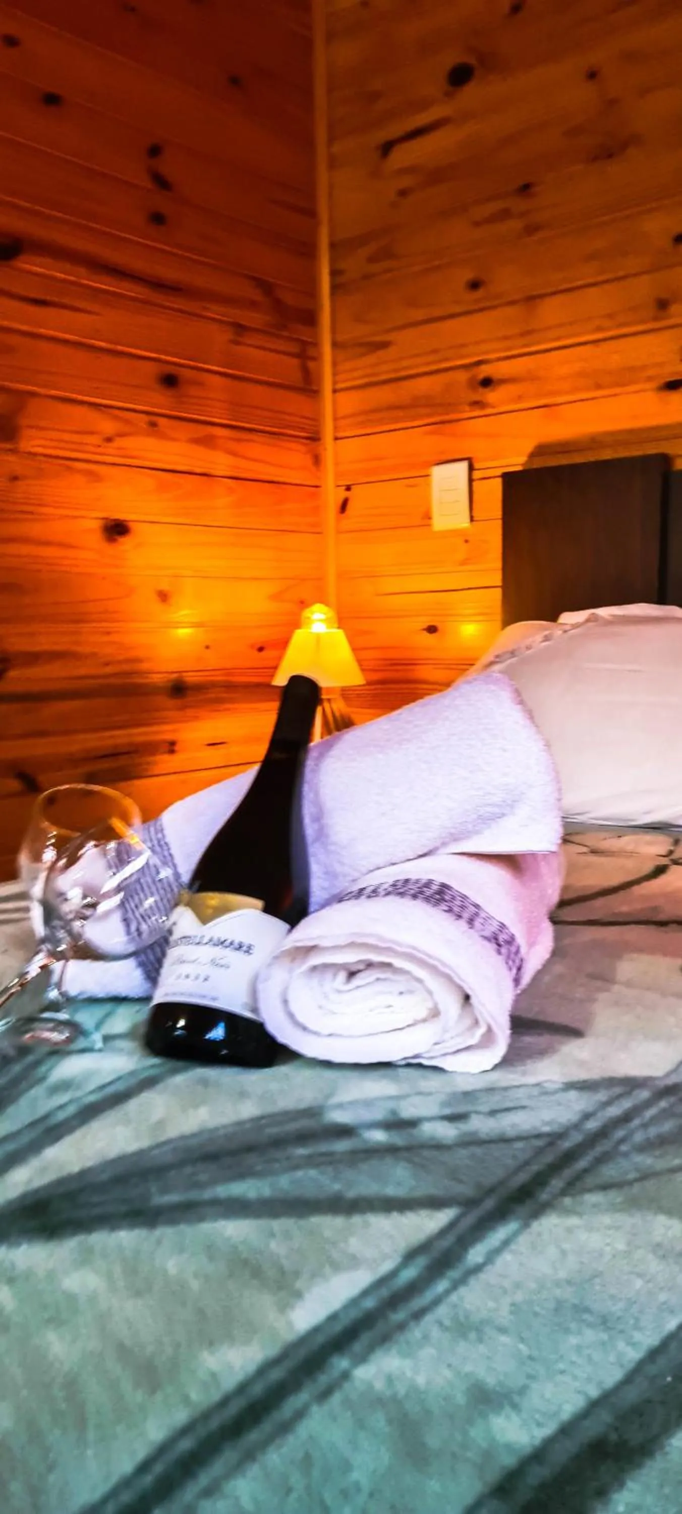 Bed in Pousada Santa Terezinha