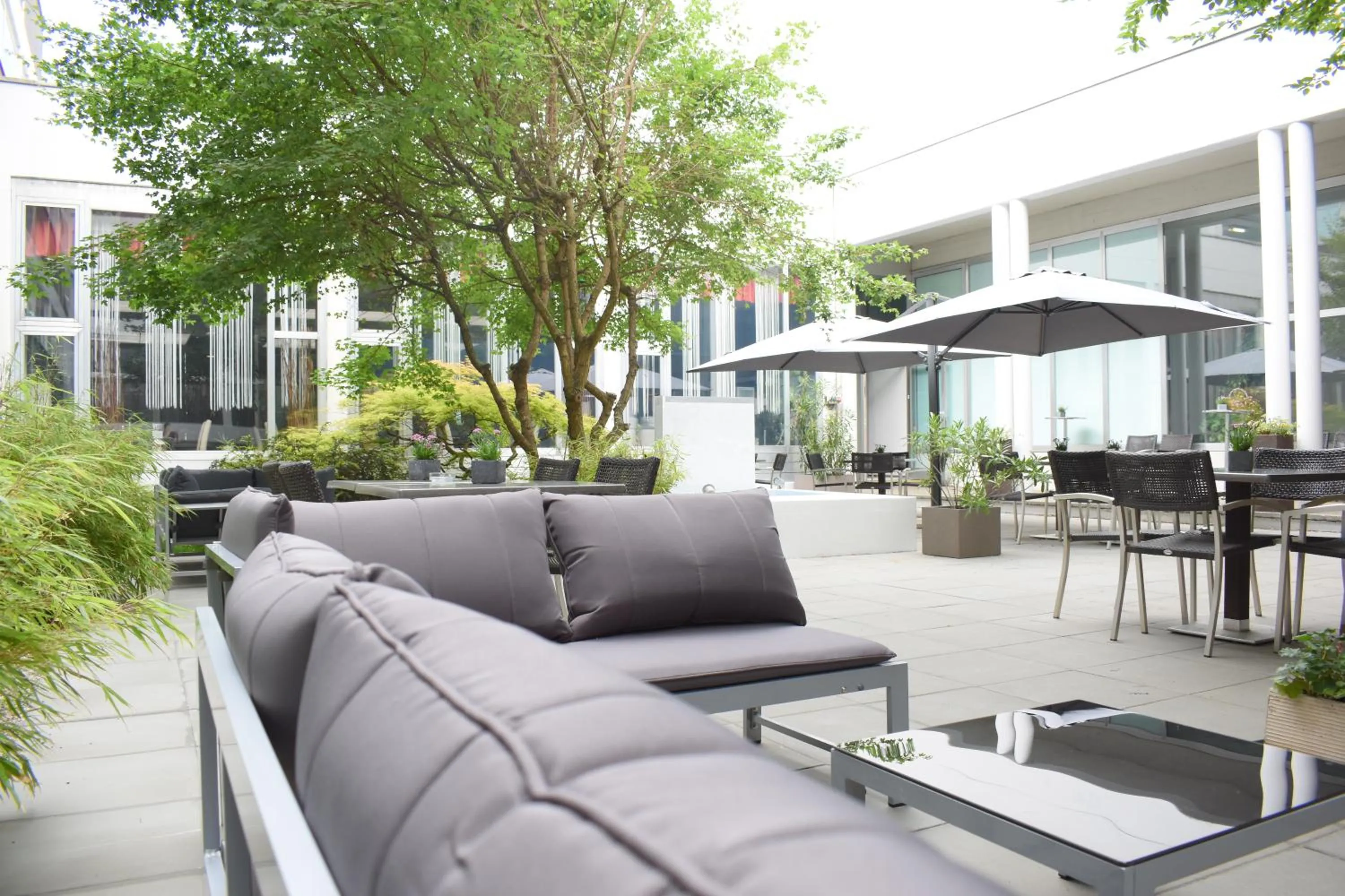Patio in College Garden Hotel