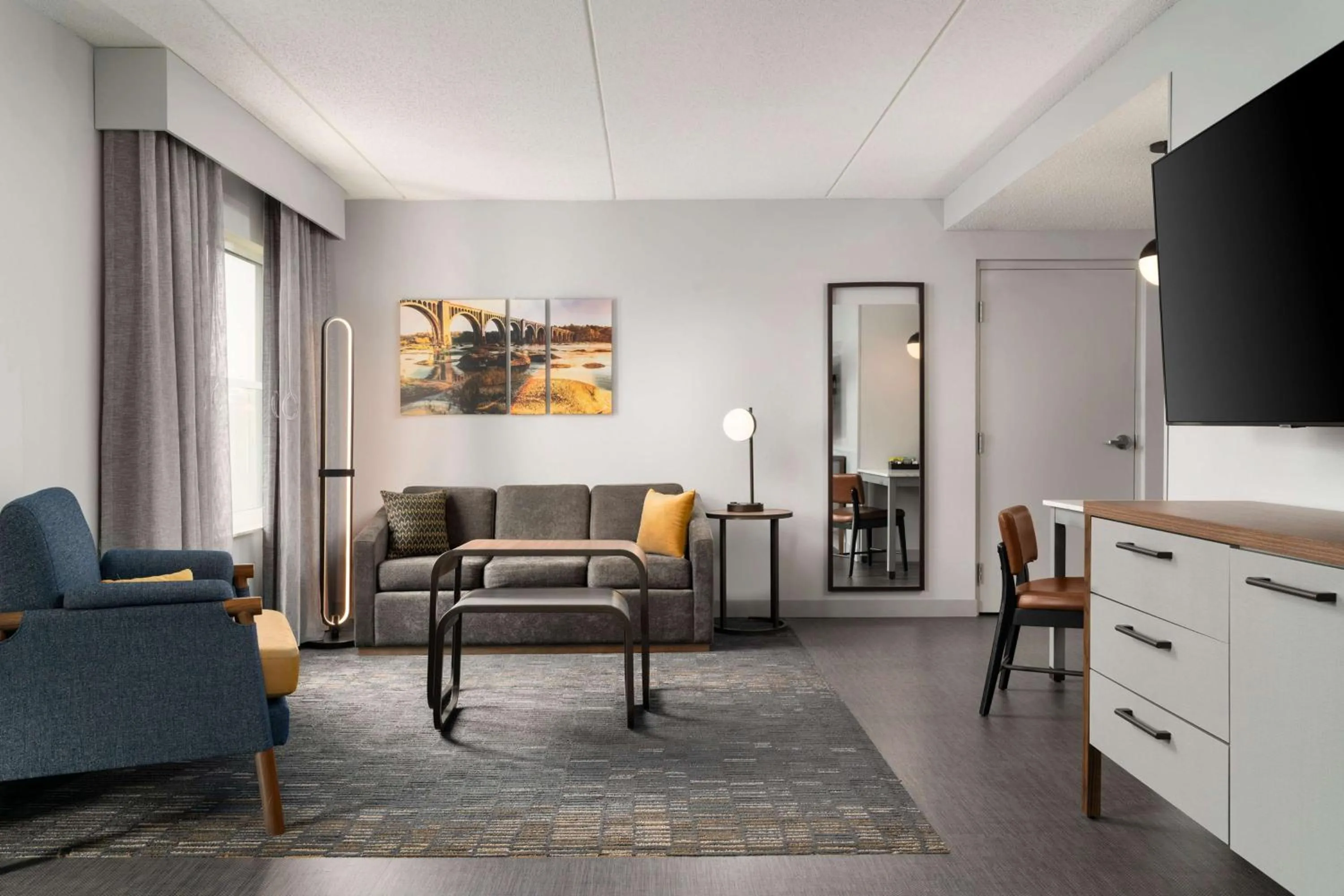 Living room in Homewood Suites by Hilton Richmond - Airport