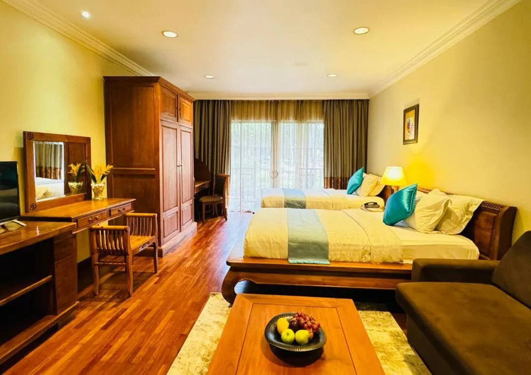 Bed in Cyberview Resort & Spa