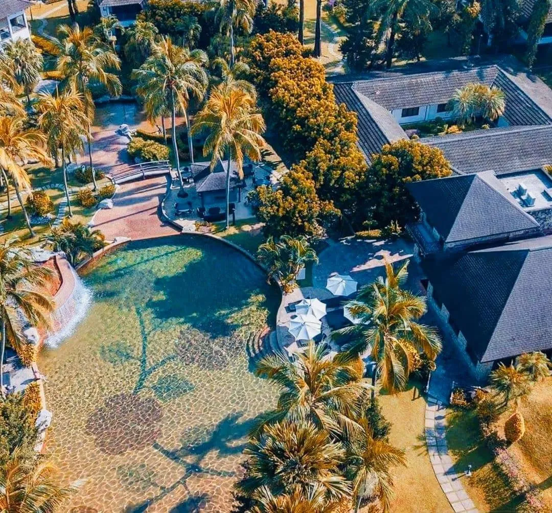 Pool view in Cyberview Resort & Spa