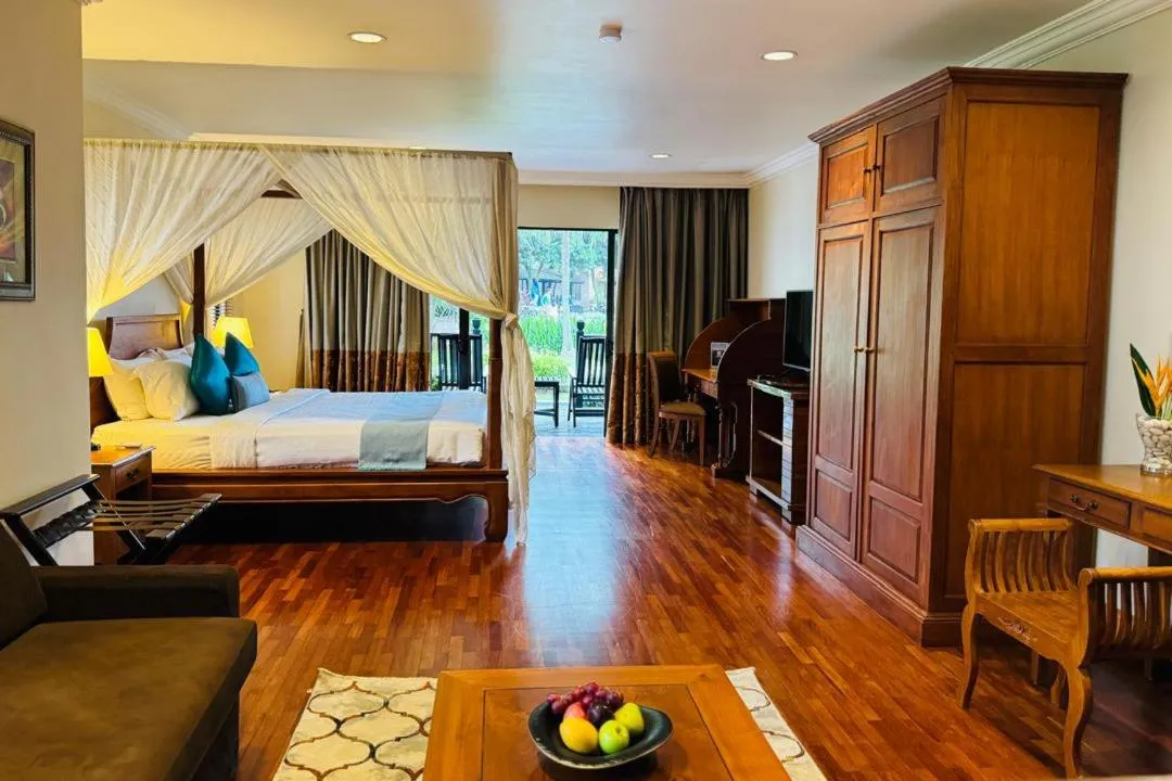 Bed in Cyberview Resort & Spa