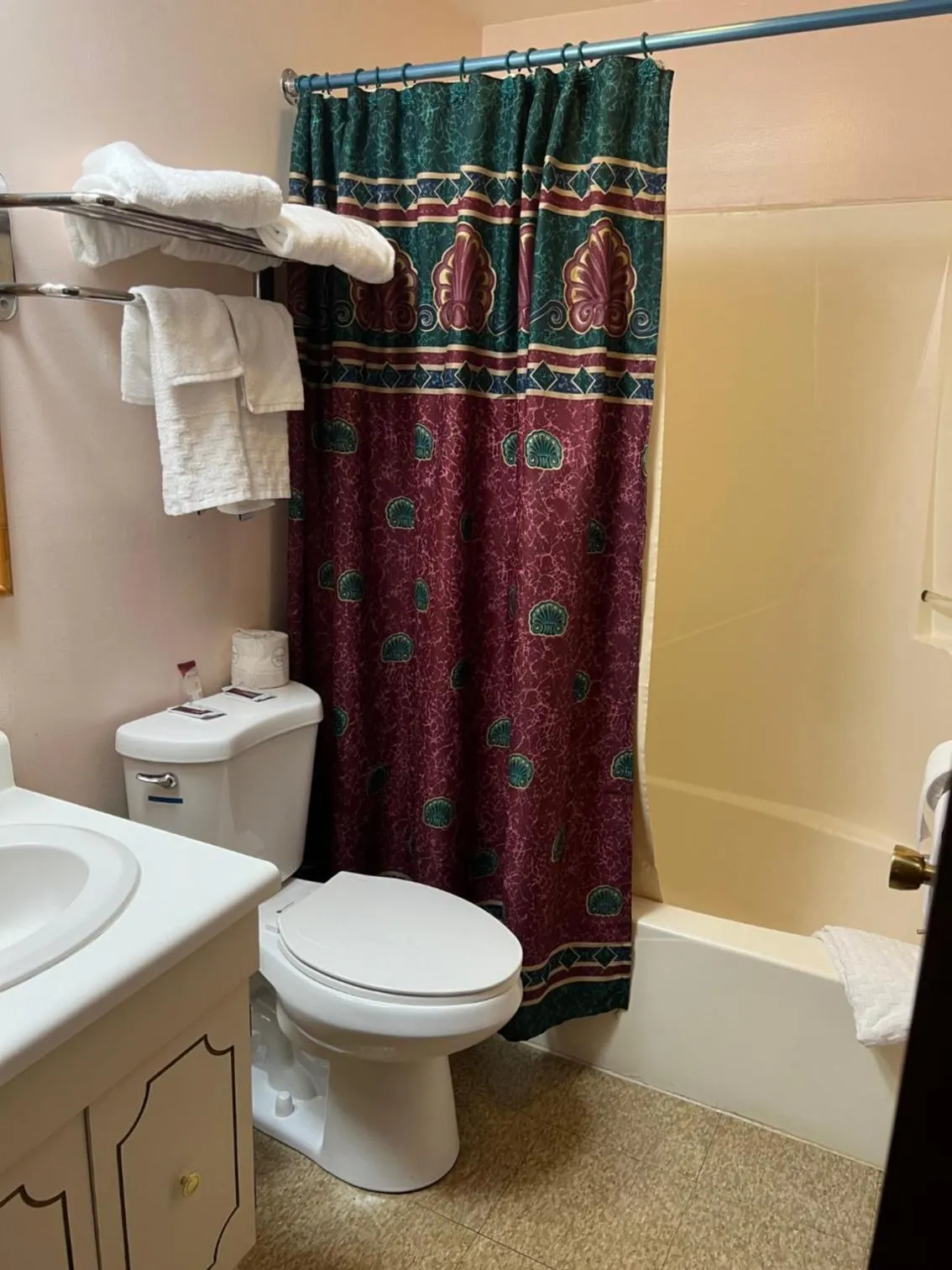 Bathroom in Atlantic Motel
