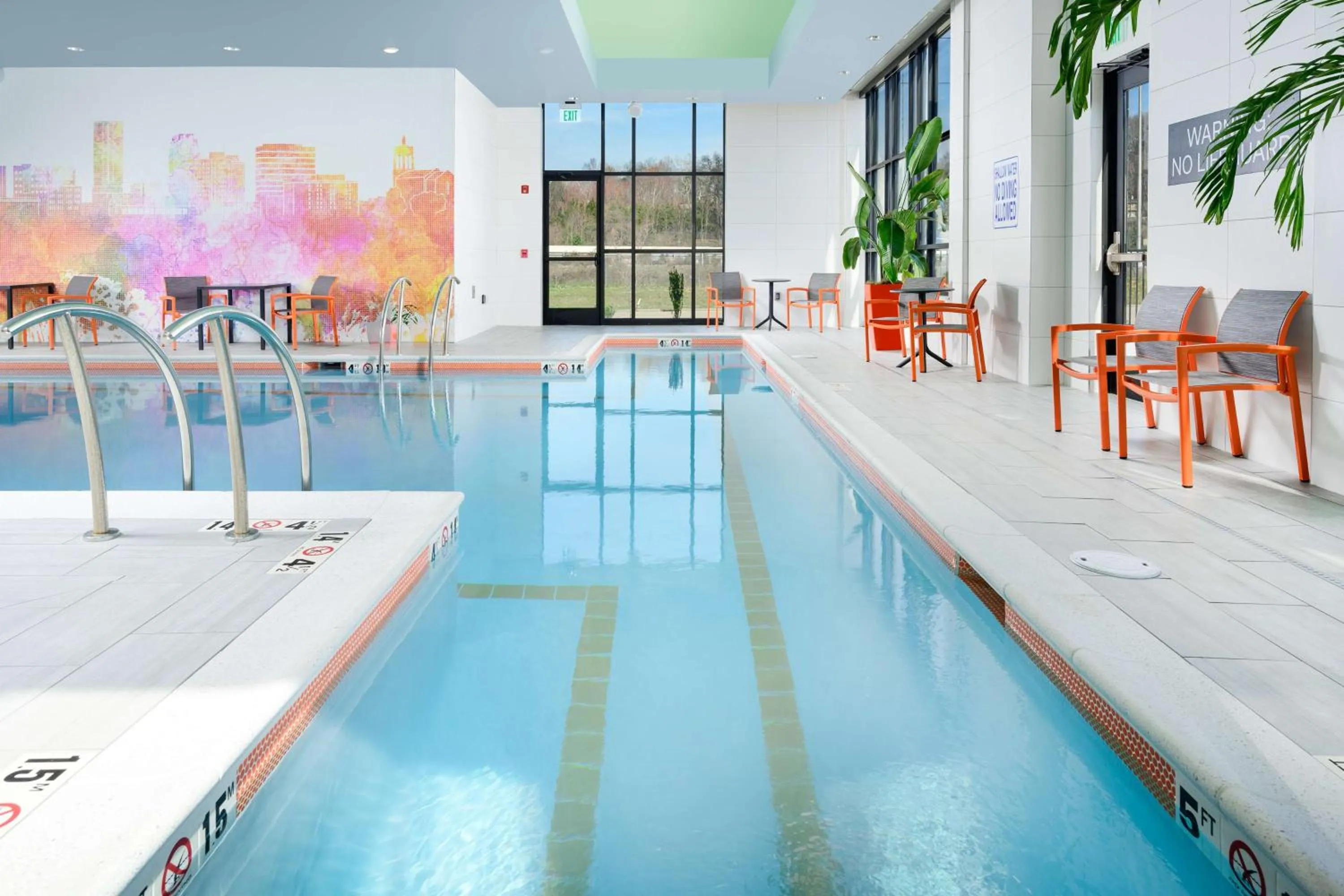 Pool view in Hilton Garden Inn Knoxville Papermill Drive, Tn