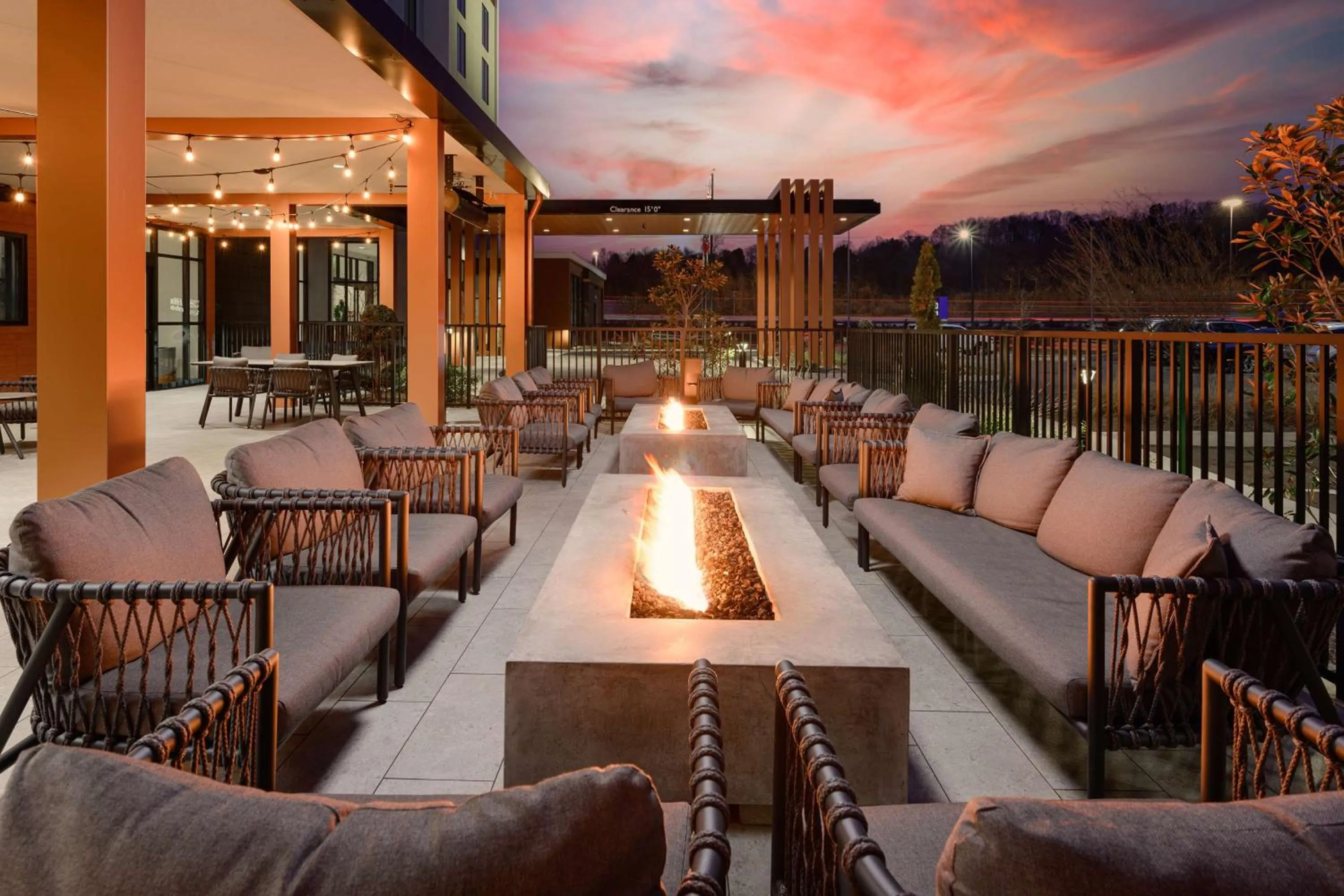 Patio in Hilton Garden Inn Knoxville Papermill Drive, Tn