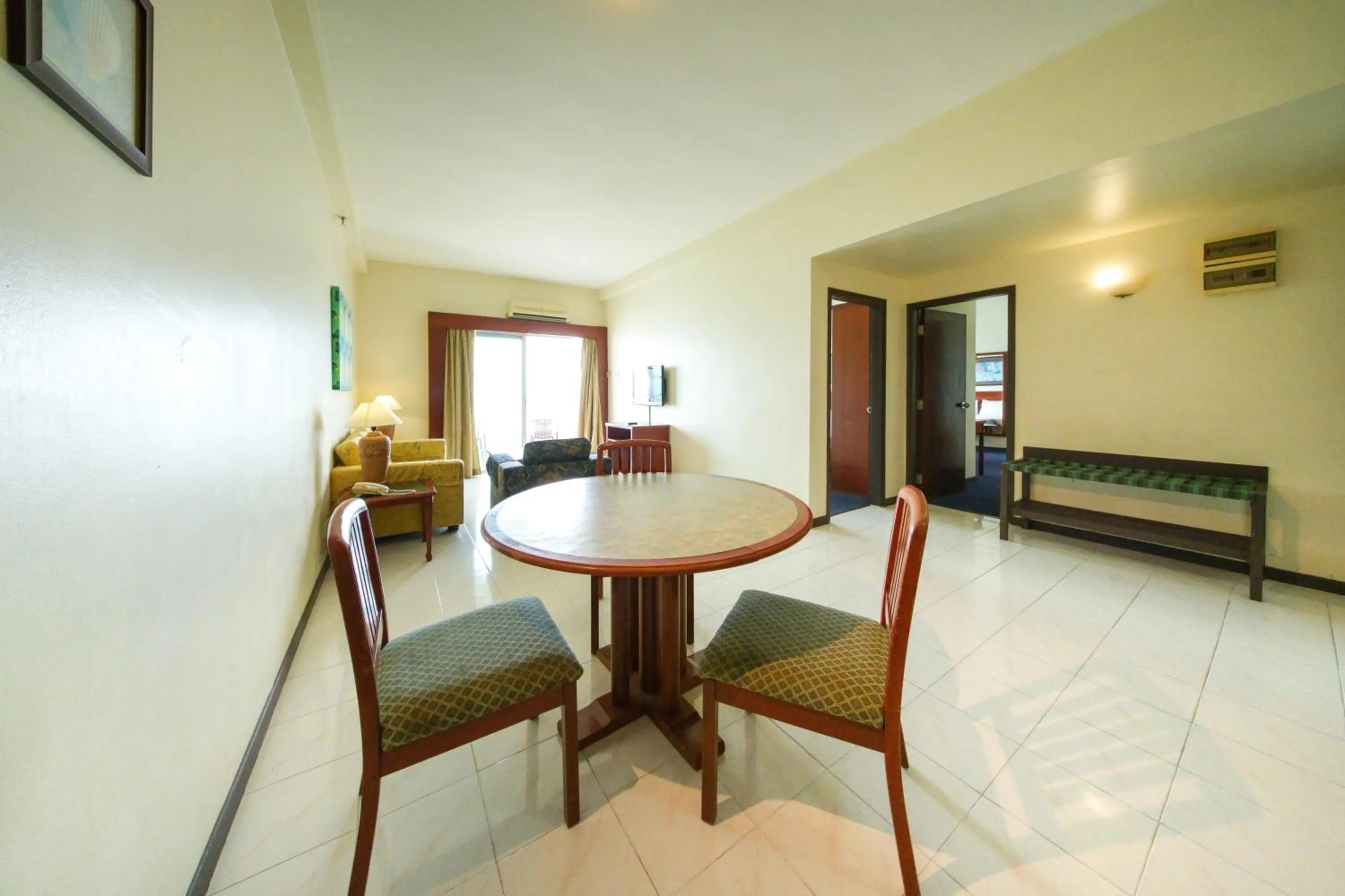 Dining area in Rainbow Paradise Beach Resort