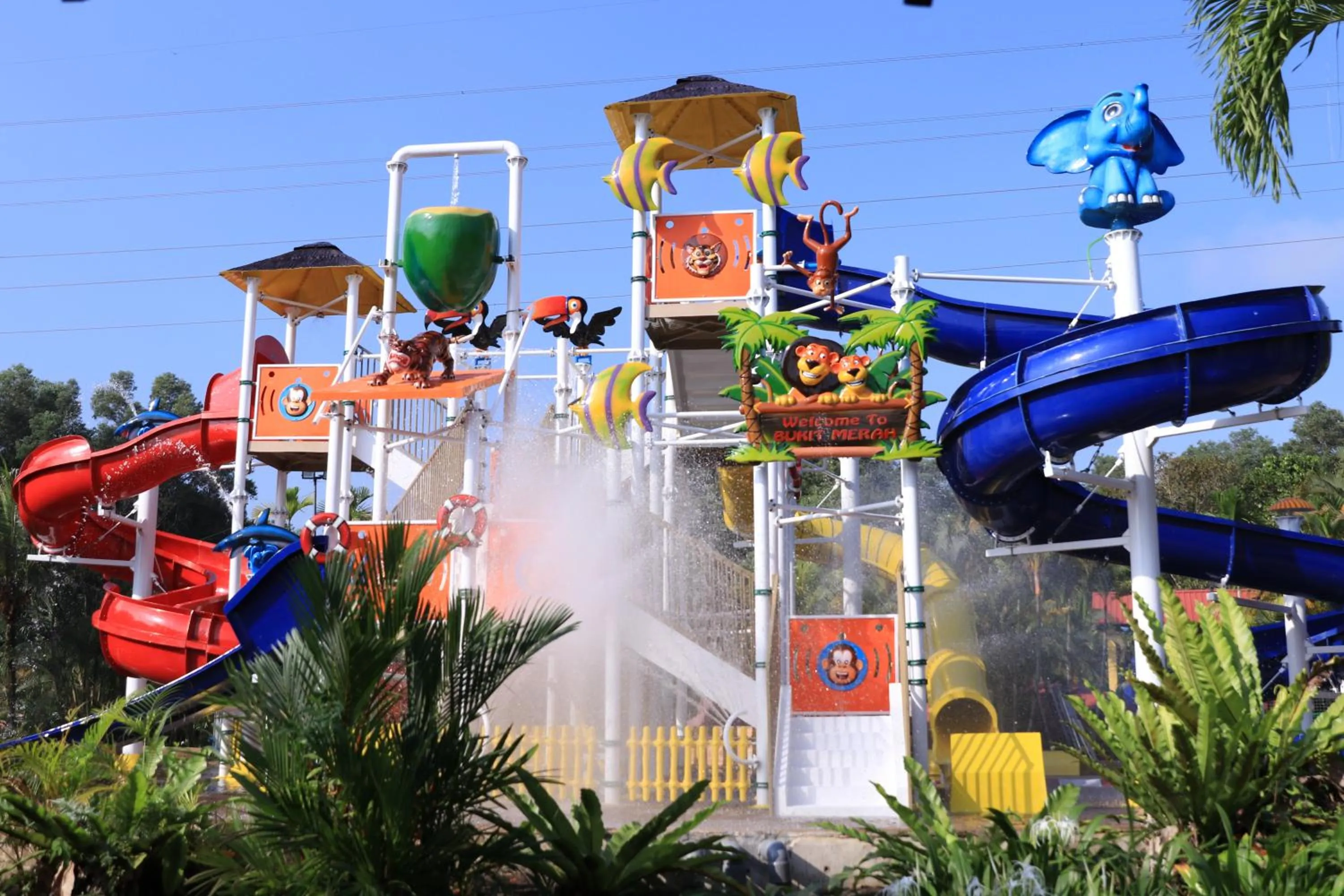 Aqua park in Bukit Merah Laketown Resort