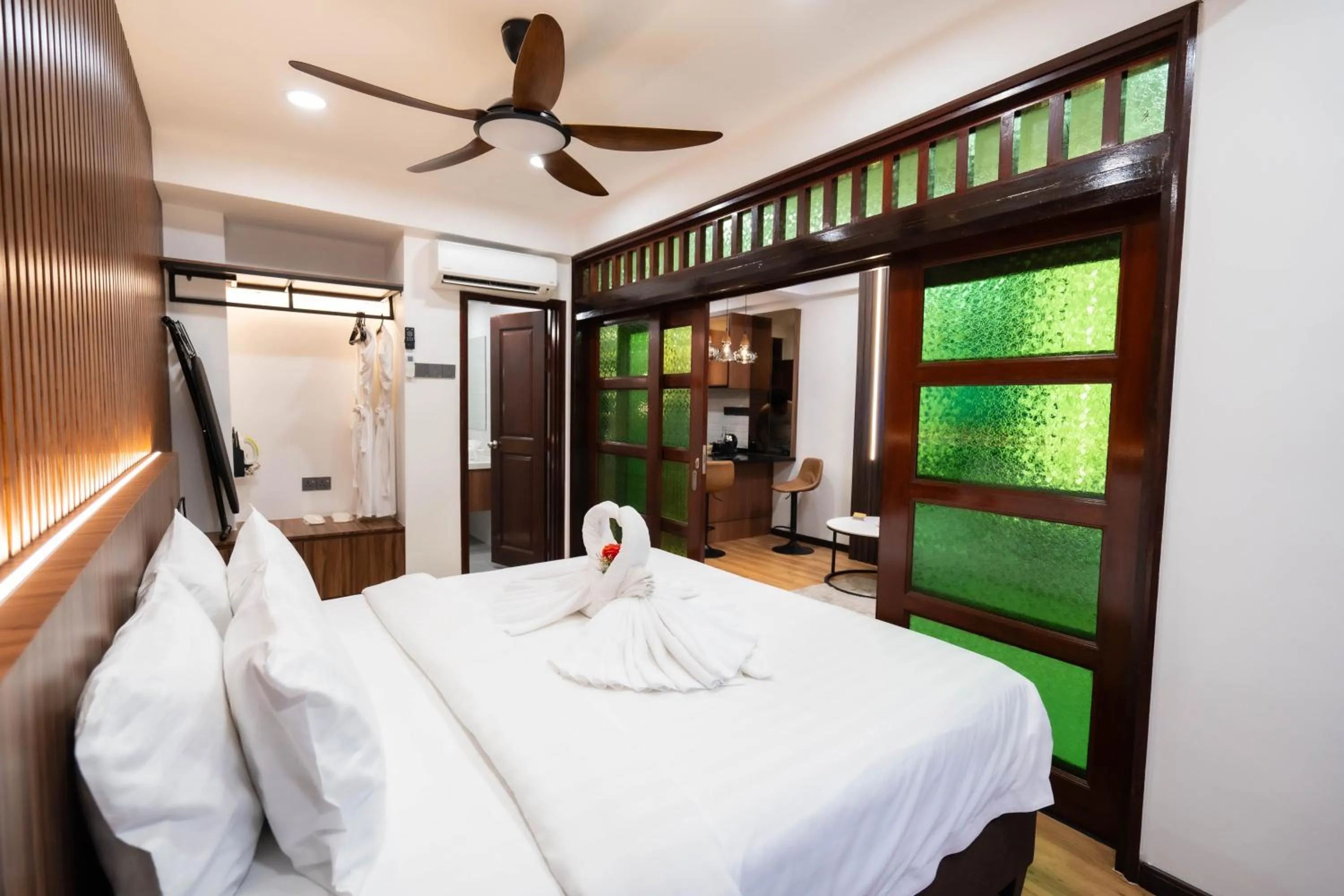 Bed in Bukit Merah Laketown Resort