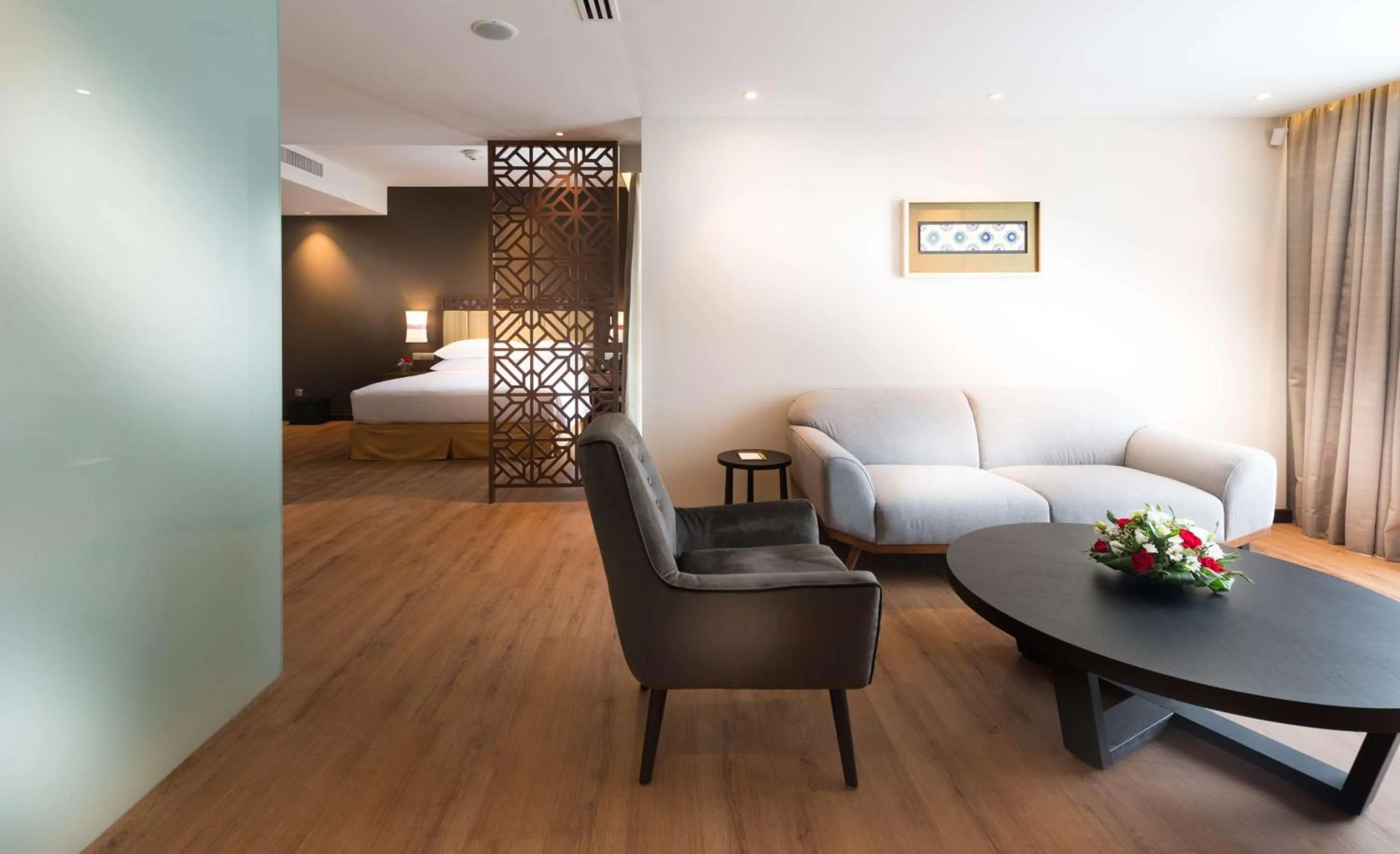 Living room in DoubleTree Resort by Hilton Hotel Penang