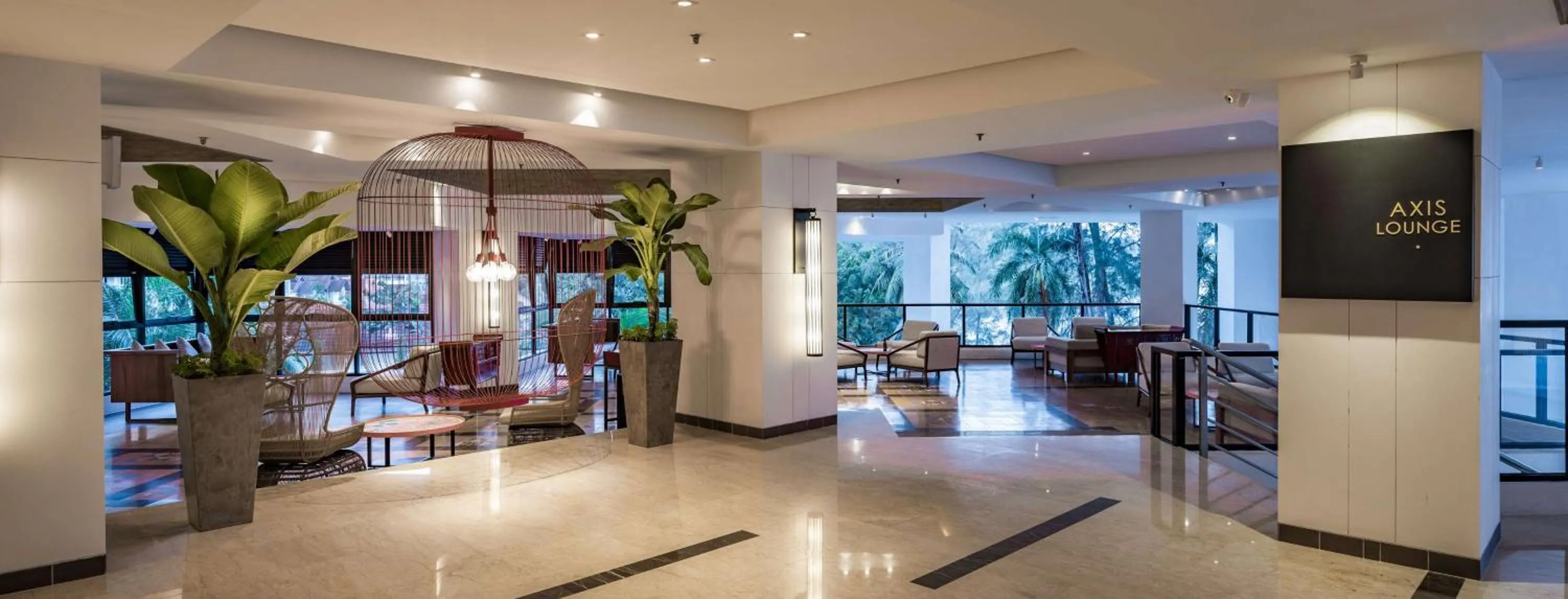 Lobby or reception in DoubleTree Resort by Hilton Hotel Penang