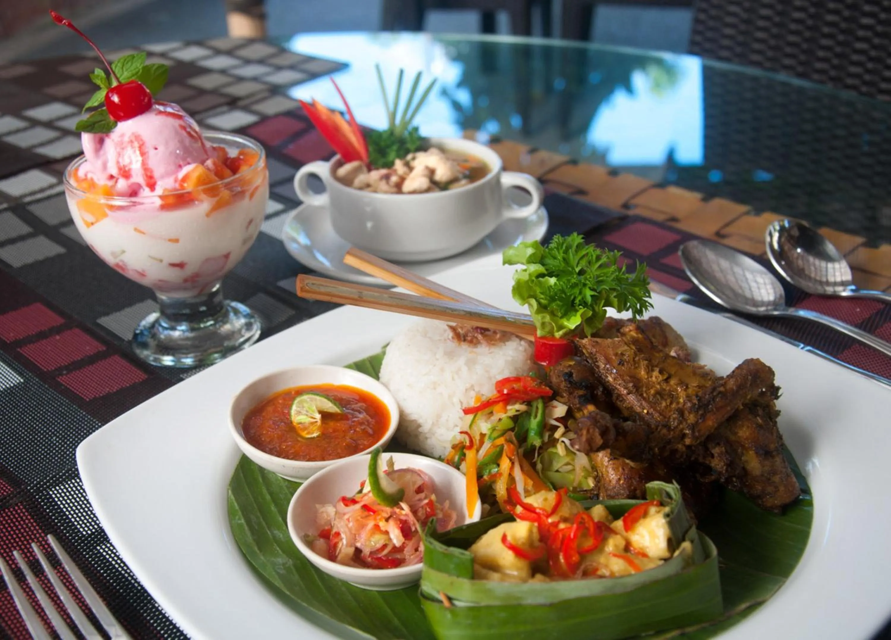 Food close-up in Jay's Villa Umalas